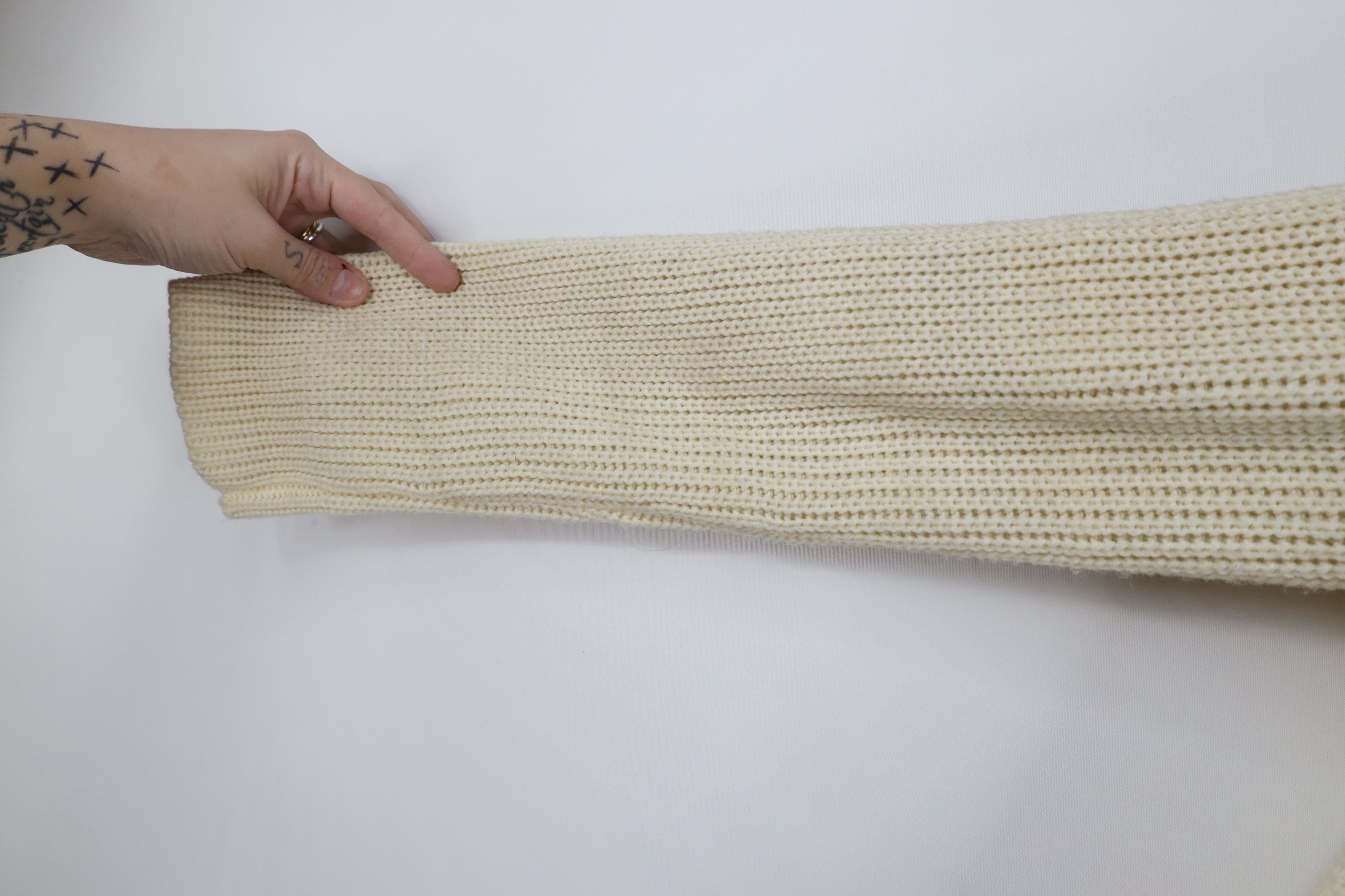 Vintage Vintage 70s Streetwear Breasted Ribbed Knit Cardigan Sweater Size M / US 6-8 / IT 42-44 - 7 Thumbnail