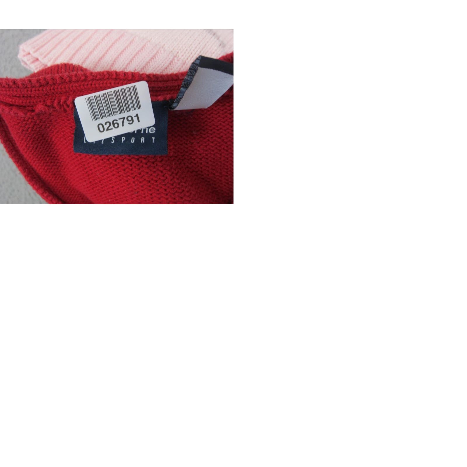 Liz Claiborne VINTAGE Liz Claiborne Sweater Womens L Red Knit Pullover 90s 80s Australia Size L / US 10 / IT 46 - 9 Thumbnail