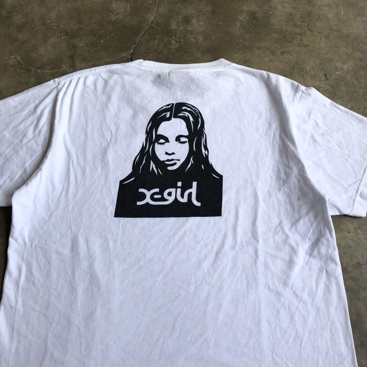 Hysteric Glamour 2000s X-girl Woman Face Logo HG Style T-shirt White Size US M / EU 48-50 / 2 - 2 Thumbnail