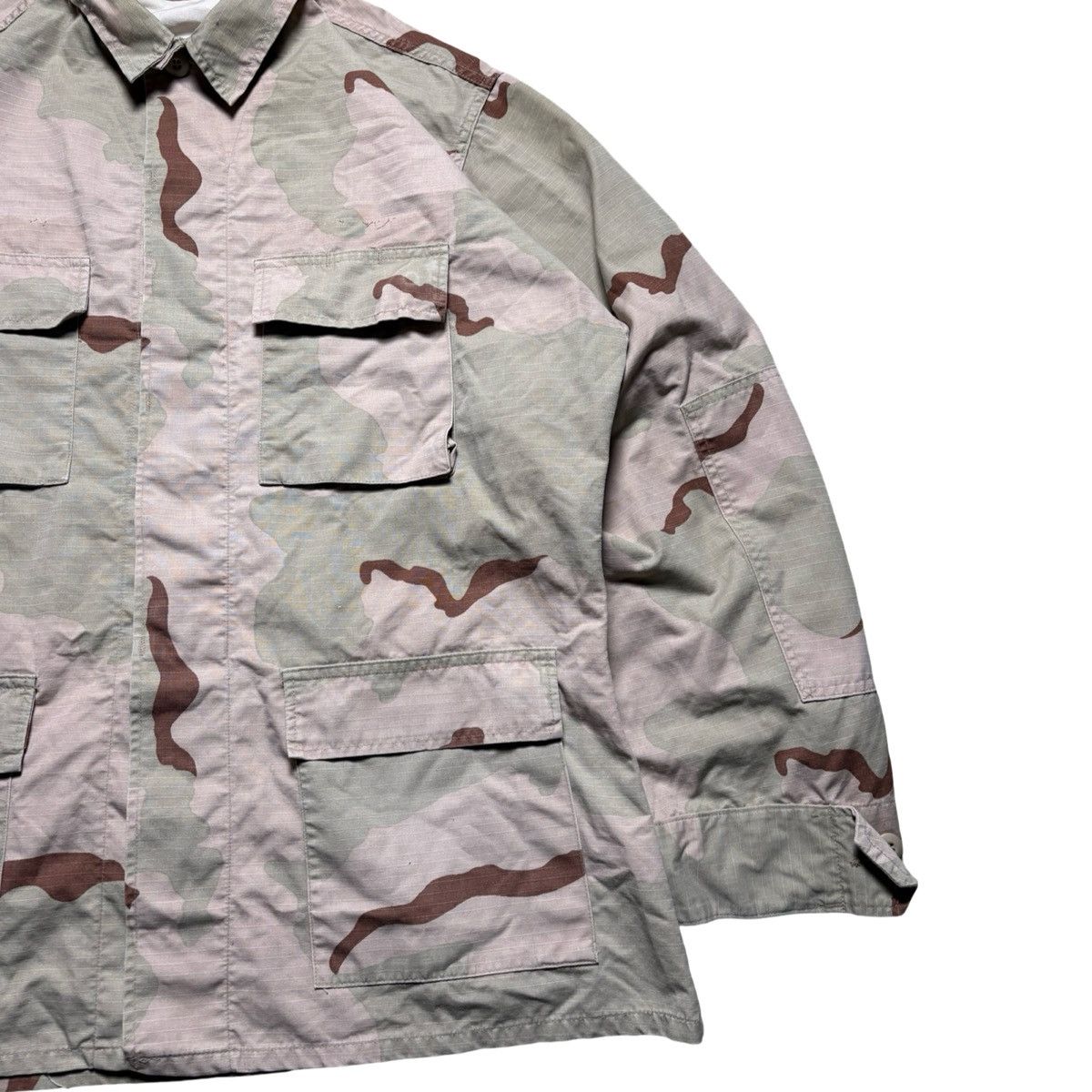 Other Vintage Military Shirt Mens Large L Combat Coat Desert Camo Size US L / EU 52-54 / 3 - 2 Thumbnail