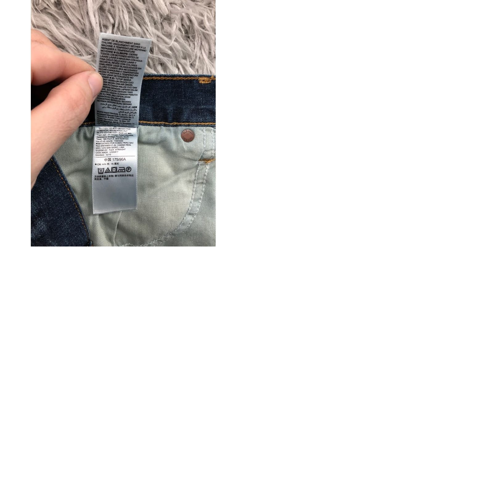 Old Navy Old Navy Jeans Mens 38x32 Mid Rise Straight Leg Dark Wash Blue Denim Jeans Size US 38 / EU 54 - 9 Thumbnail