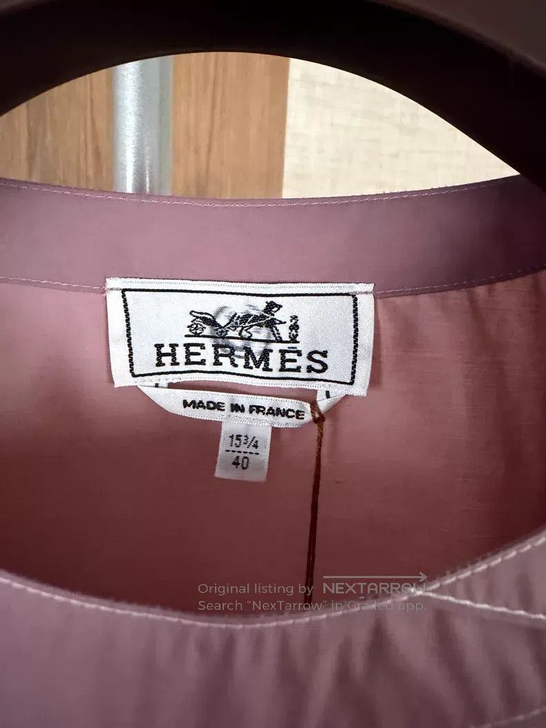 Hermes Hermes size 40 Men's exclusive short-sleeved shirt for spri Size US XXS / EU 40 - 4 Thumbnail