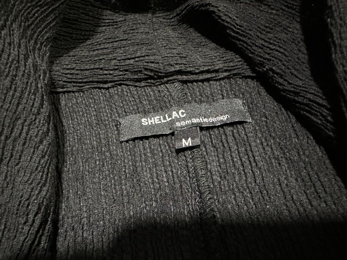 Shellac 🔥Y2K Shellac x Semantic Designs Asymmetric Pleats Cardigan Size US M / EU 48-50 / 2 - 15 Thumbnail