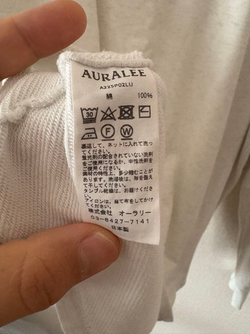 Auralee Fleece Long Sleeve Shirt Size US S / EU 44-46 / 1 - 3 Thumbnail