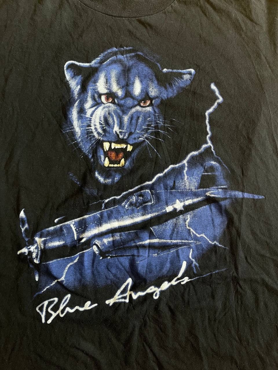 Vintage Vintage Blue Angels Graphic Tee Size US L / EU 52-54 / 3 - 4 Thumbnail