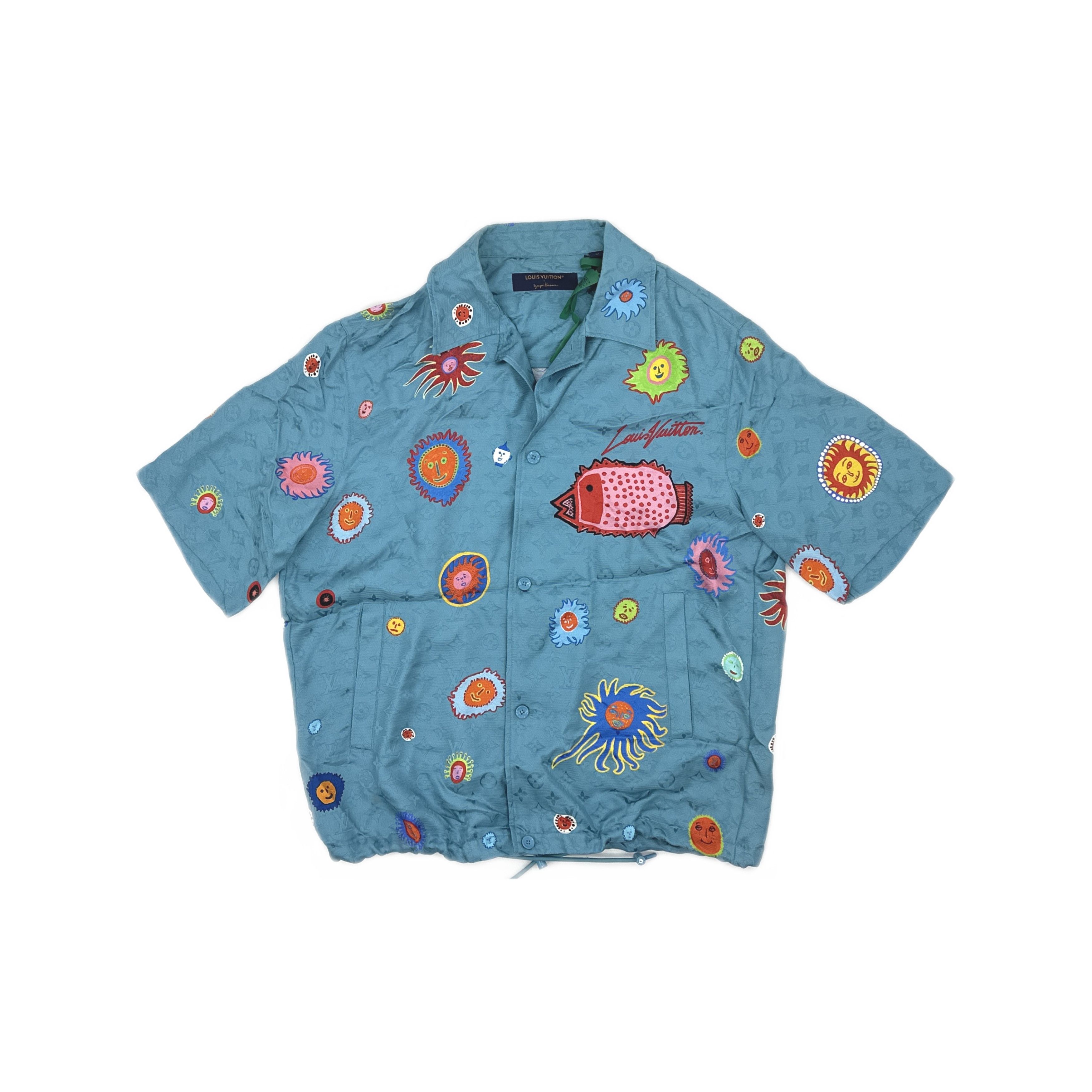 Louis Vuitton Louis Vuitton x Yayoi Kusama Faces Silk Shirt M Size US M / EU 48-50 / 2 - 1 Thumbnail