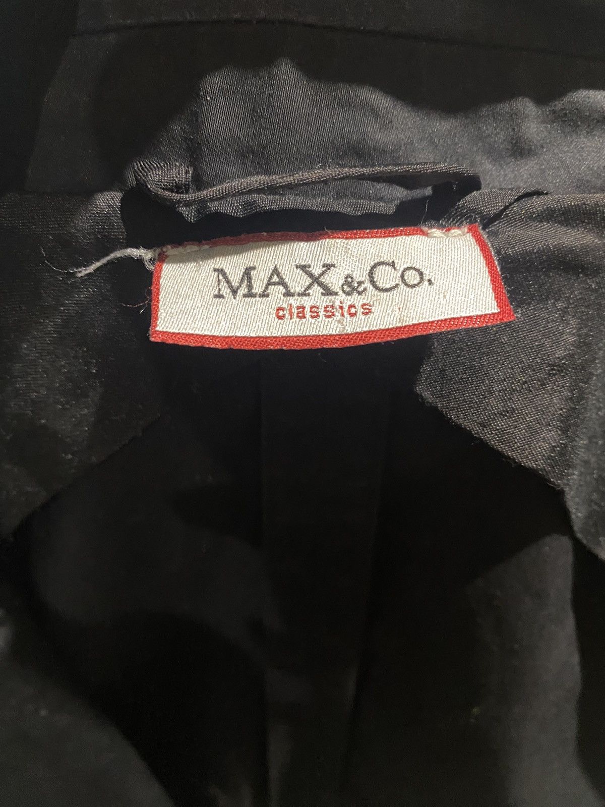 MAX&Co. Max&Co Classic Women’s Jacket | Size L | Cotton & Elastane Size L / US 10 / IT 46 - 4 Thumbnail