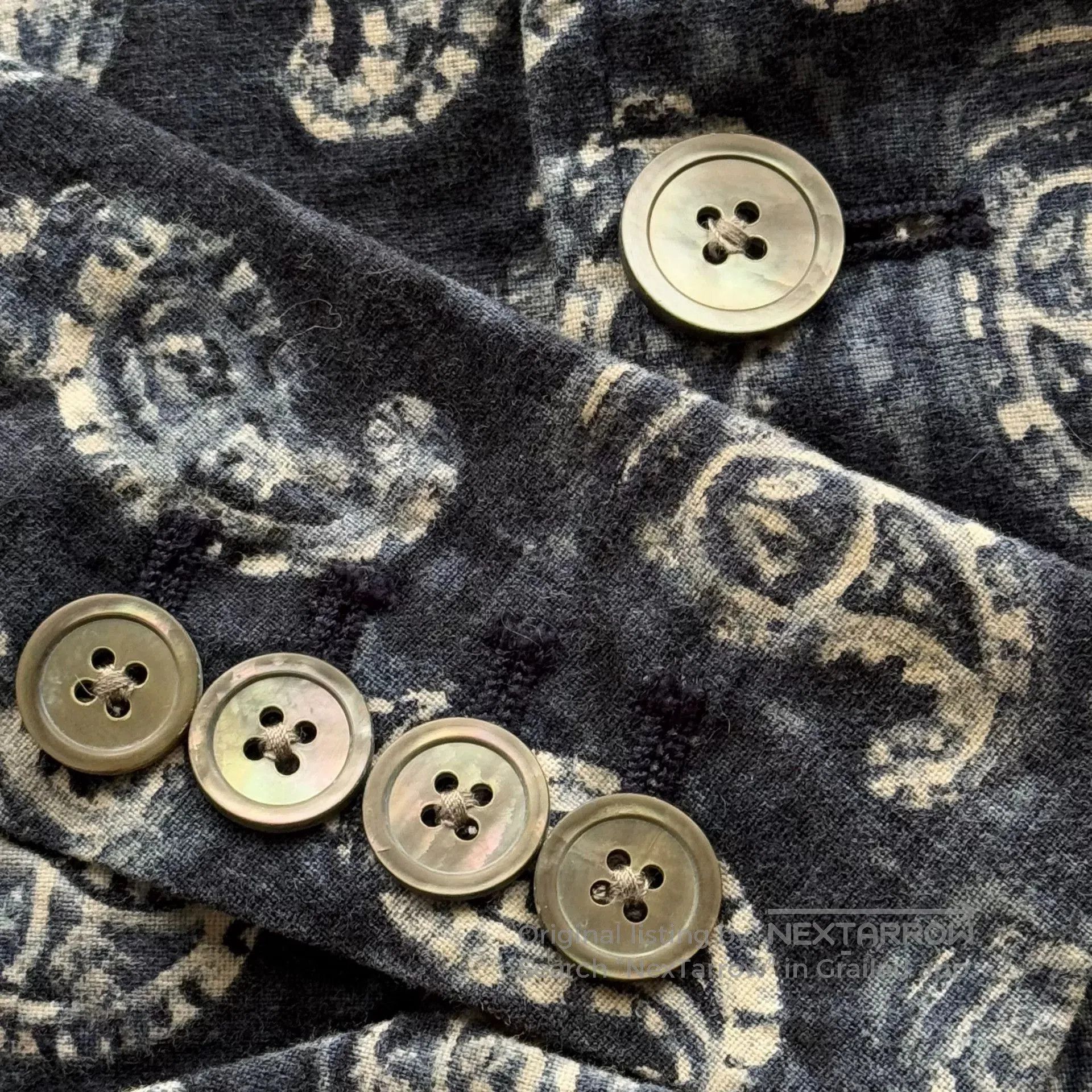 Polo Ralph Lauren Ralph Lauren Indigo Paisley Cotton Blazer. Size US XL / EU 56 / 4 - 7 Thumbnail