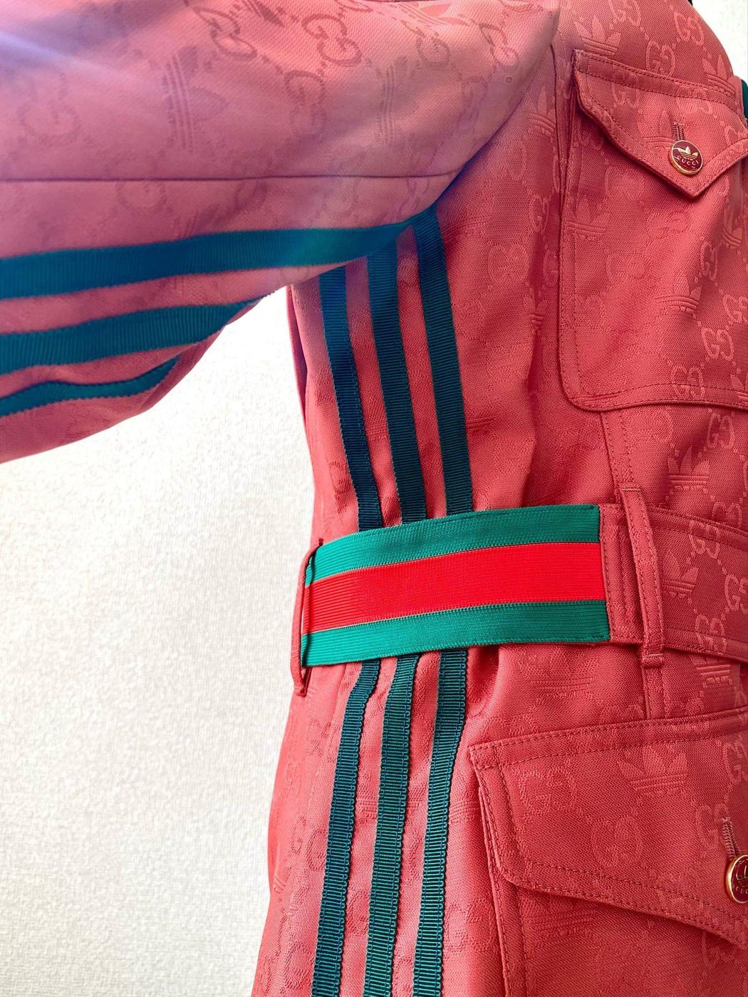Adidas × Gucci The Gucci x Adidas GG Trefoil Coat Size L / US 10 / IT 46 - 15 Thumbnail