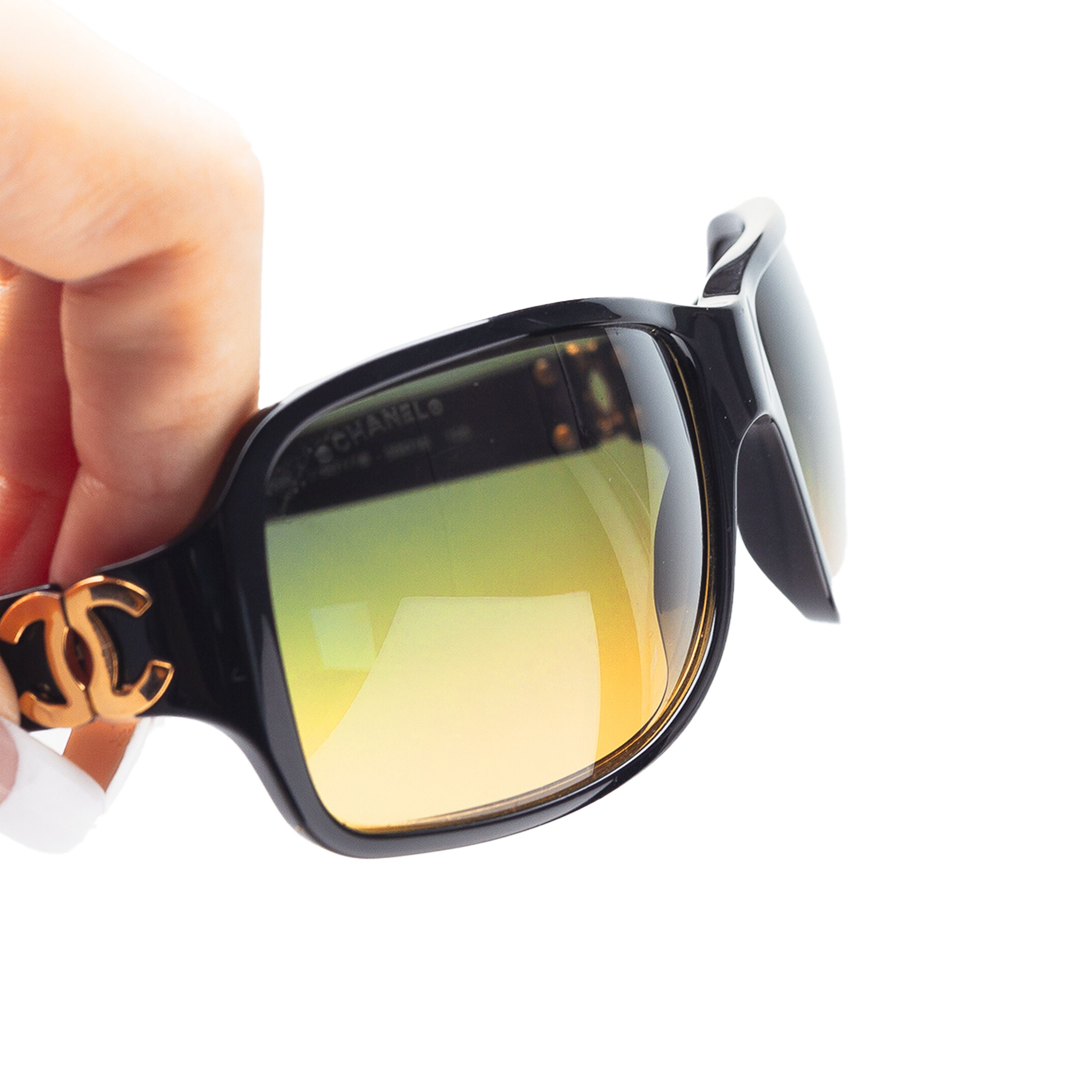 Chanel Chanel 5050 C 501/18 Vintage Black Sunglasses Size ONE SIZE - 6 Thumbnail