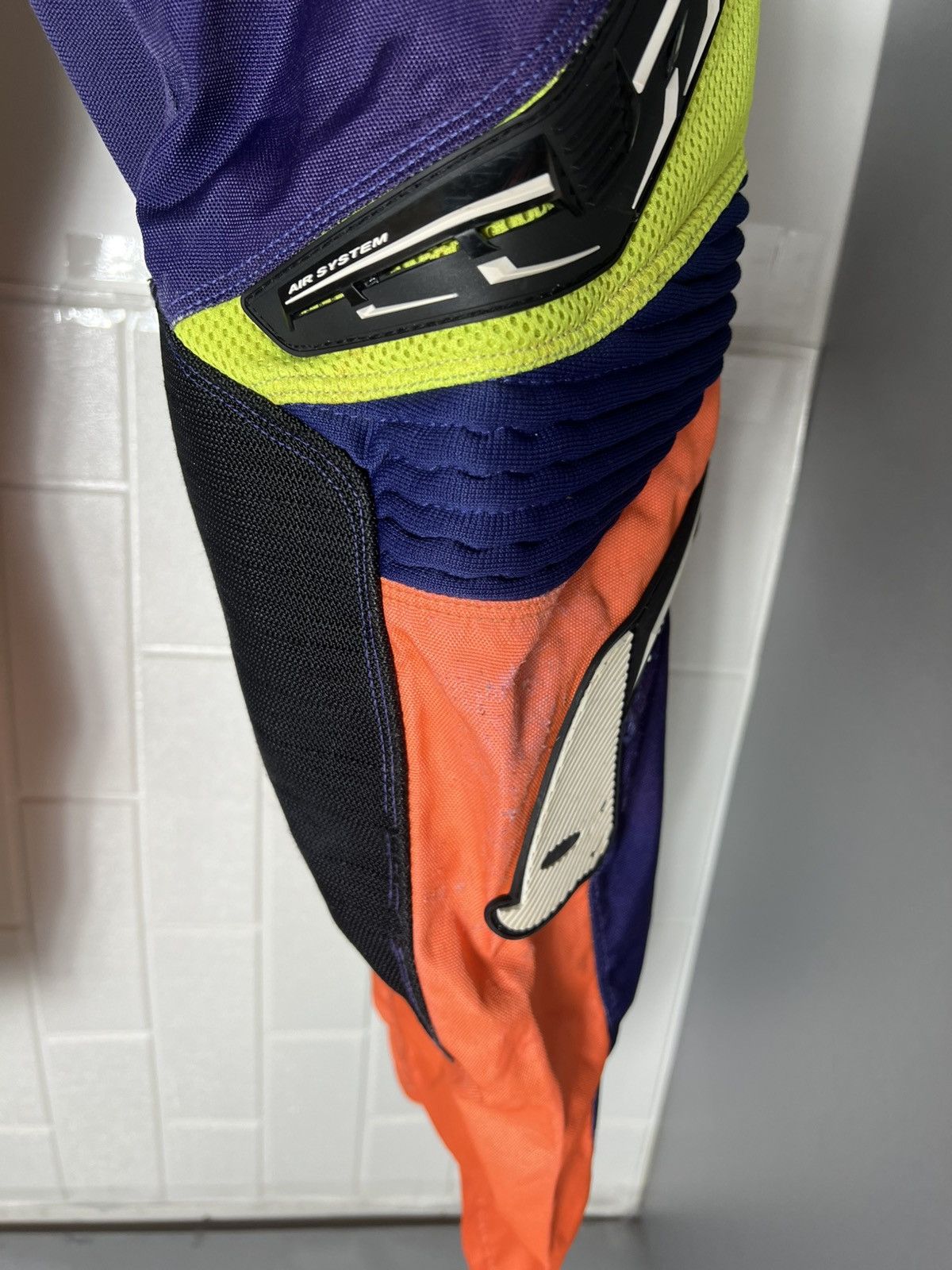 NASCAR UFO PLAST MOTORCYCLE PANTS RACING BIKE CYCLE RETRO Y2K 90s Size US 28 / EU 44 - 13 Thumbnail