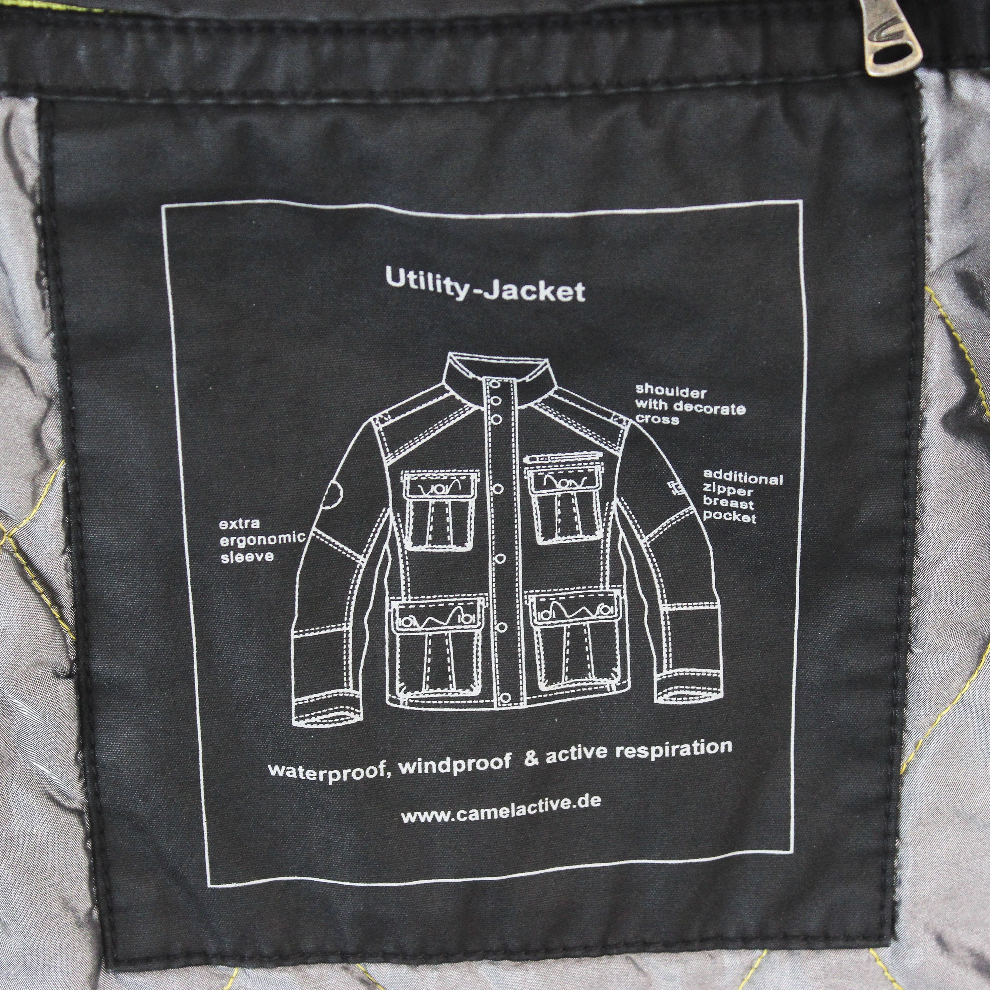 camel active Utility Gore-Tex M Waxed Cotton Jacket US 40 UK Coat DE50 EU Size US M / EU 48-50 / 2 - 7 Thumbnail