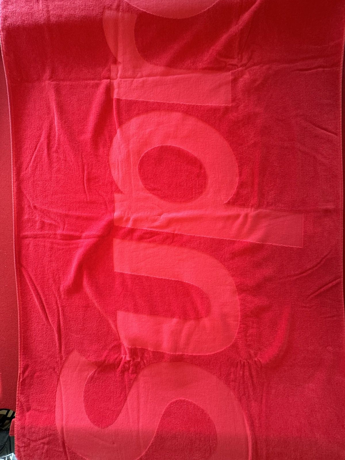 Supreme Tonal Supreme Beach Towel Red Supreme Tonal Beach Towel