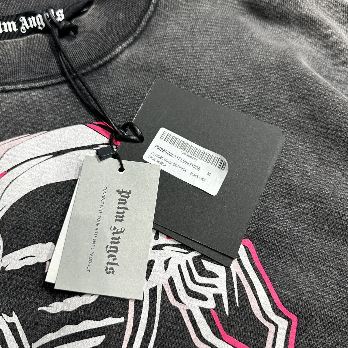 Palm Angels Palm Angels x Factory Records Faded Music Graphic Sweatshirt Size US M / EU 48-50 / 2 - 6 Thumbnail