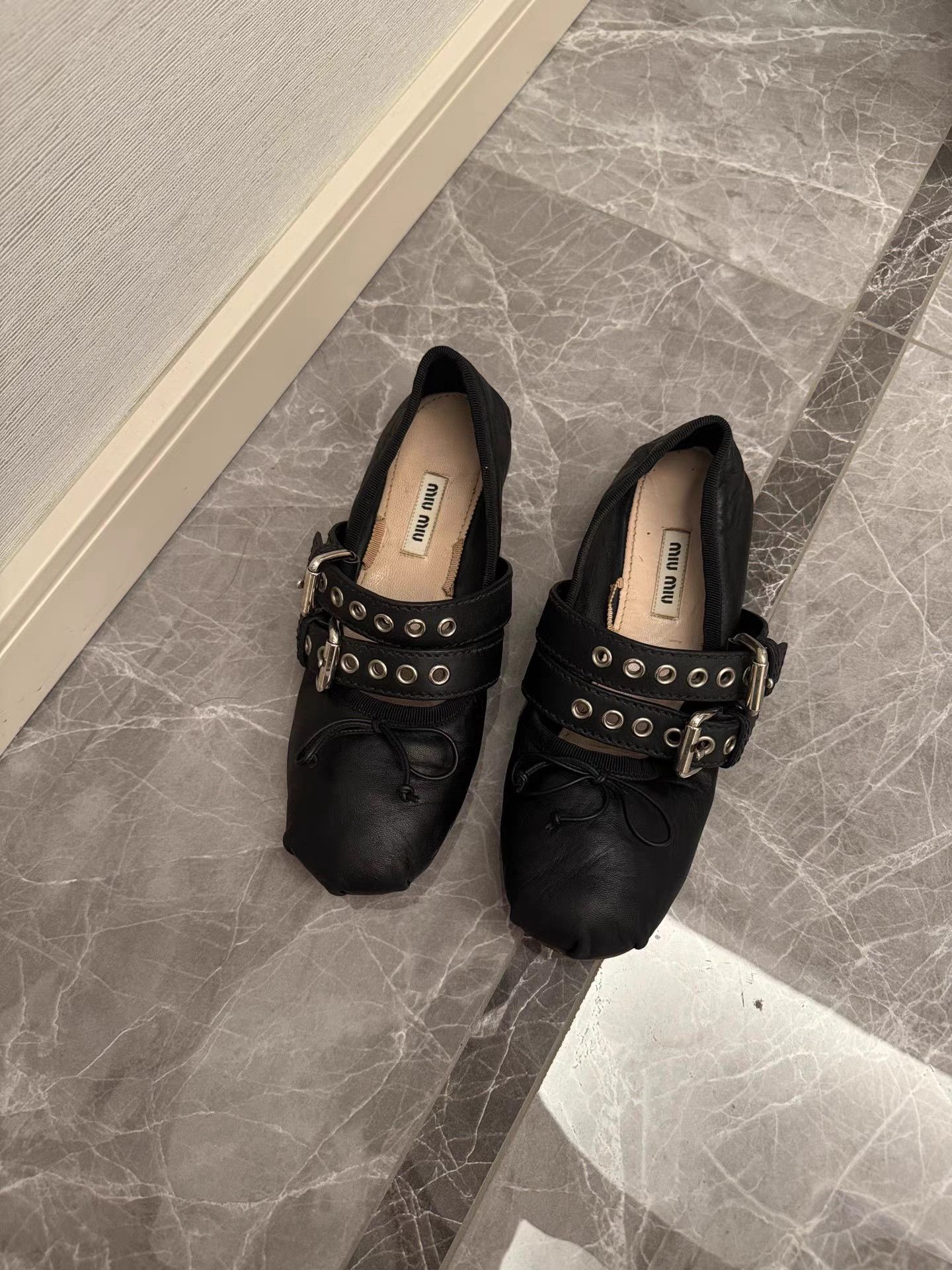 Miu Miu MiuMiu Ballet Flats K6 Size US 6 / IT 36 - 1 Thumbnail