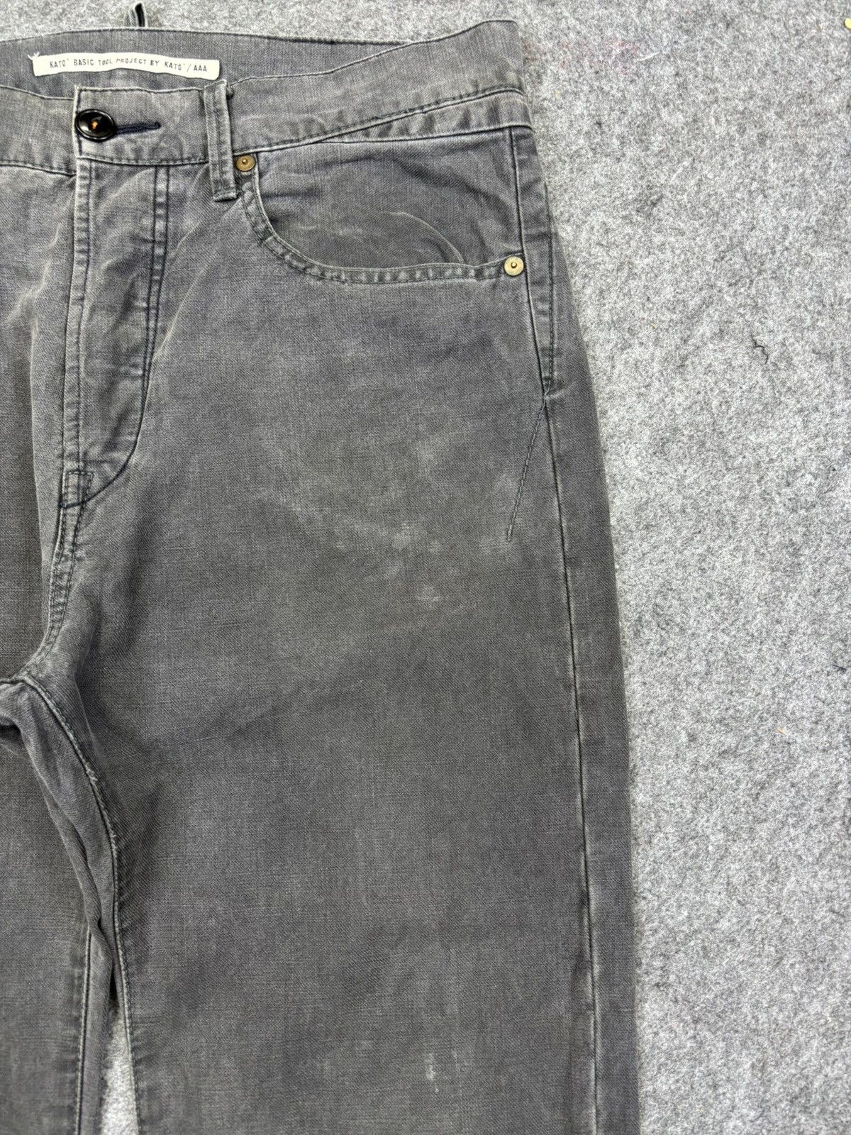 KATO 💥Minimalist💥Kato Japan Regular Mild Denim F830 Size US 32 / EU 48 - 4 Thumbnail