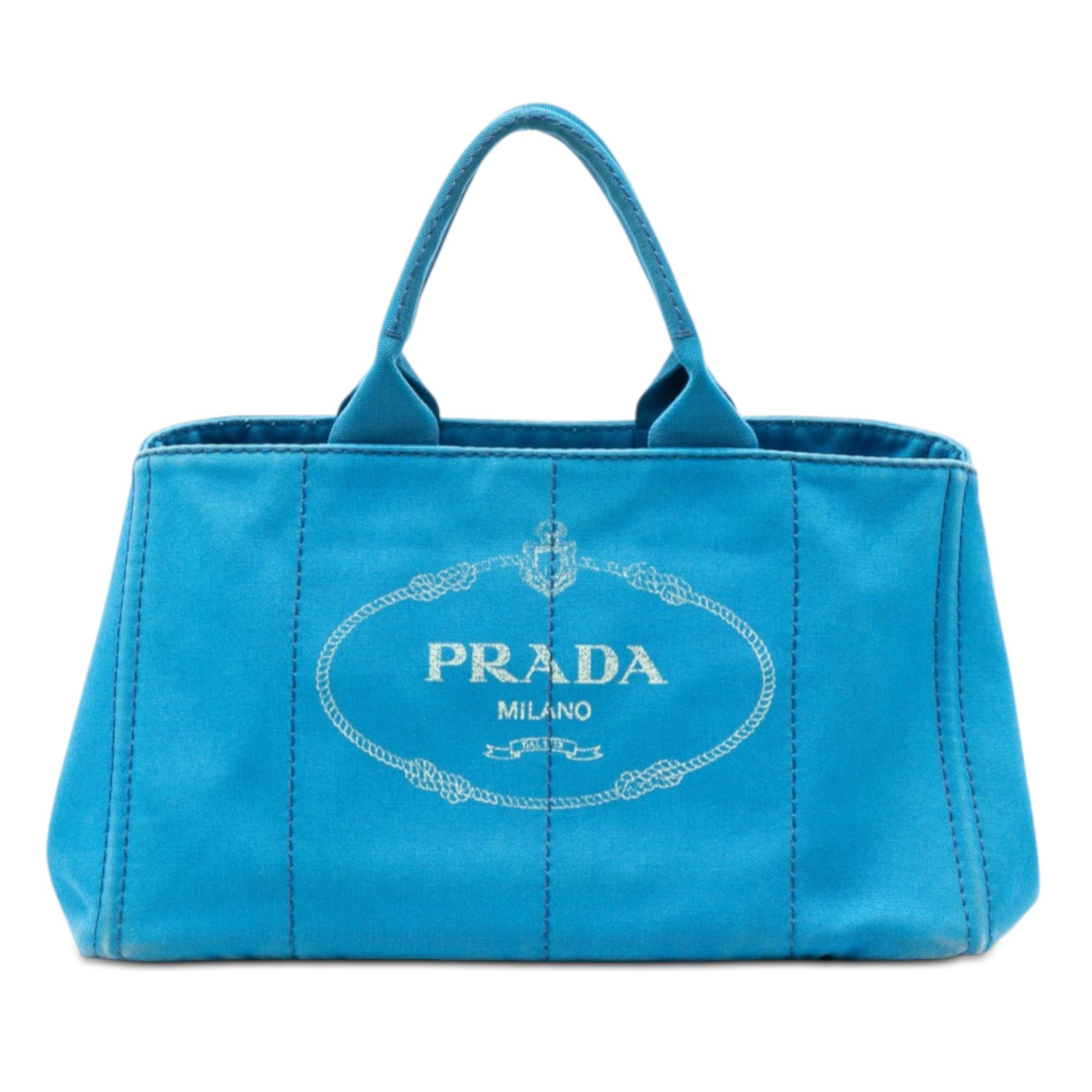Prada Large Canvas Canapa Logo Satchel Size ONE SIZE - 1 Thumbnail