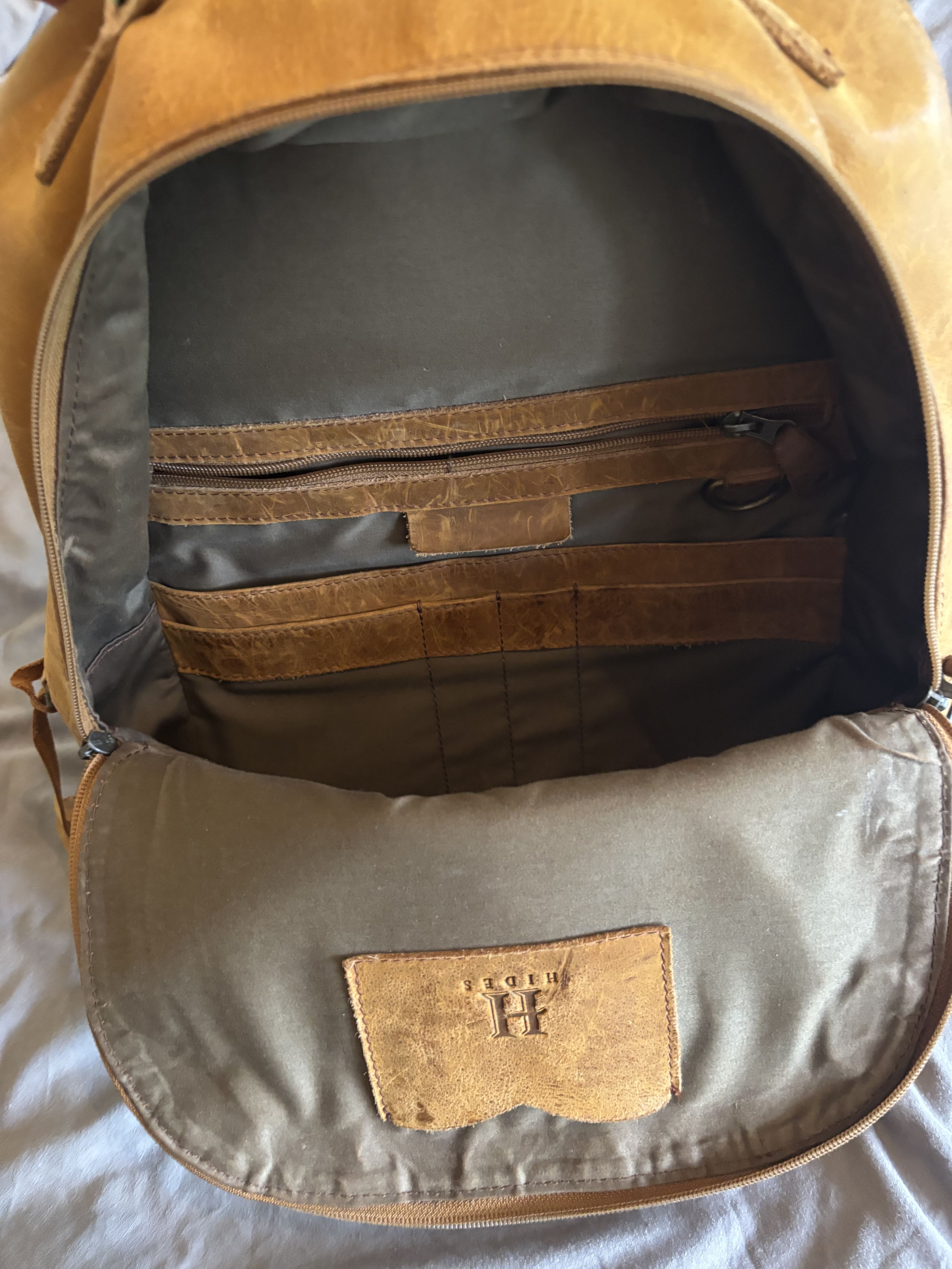 Other Hides Leather Backpack Rucksack - Full Grain Leather - 27L Size ONE SIZE - 3 Thumbnail
