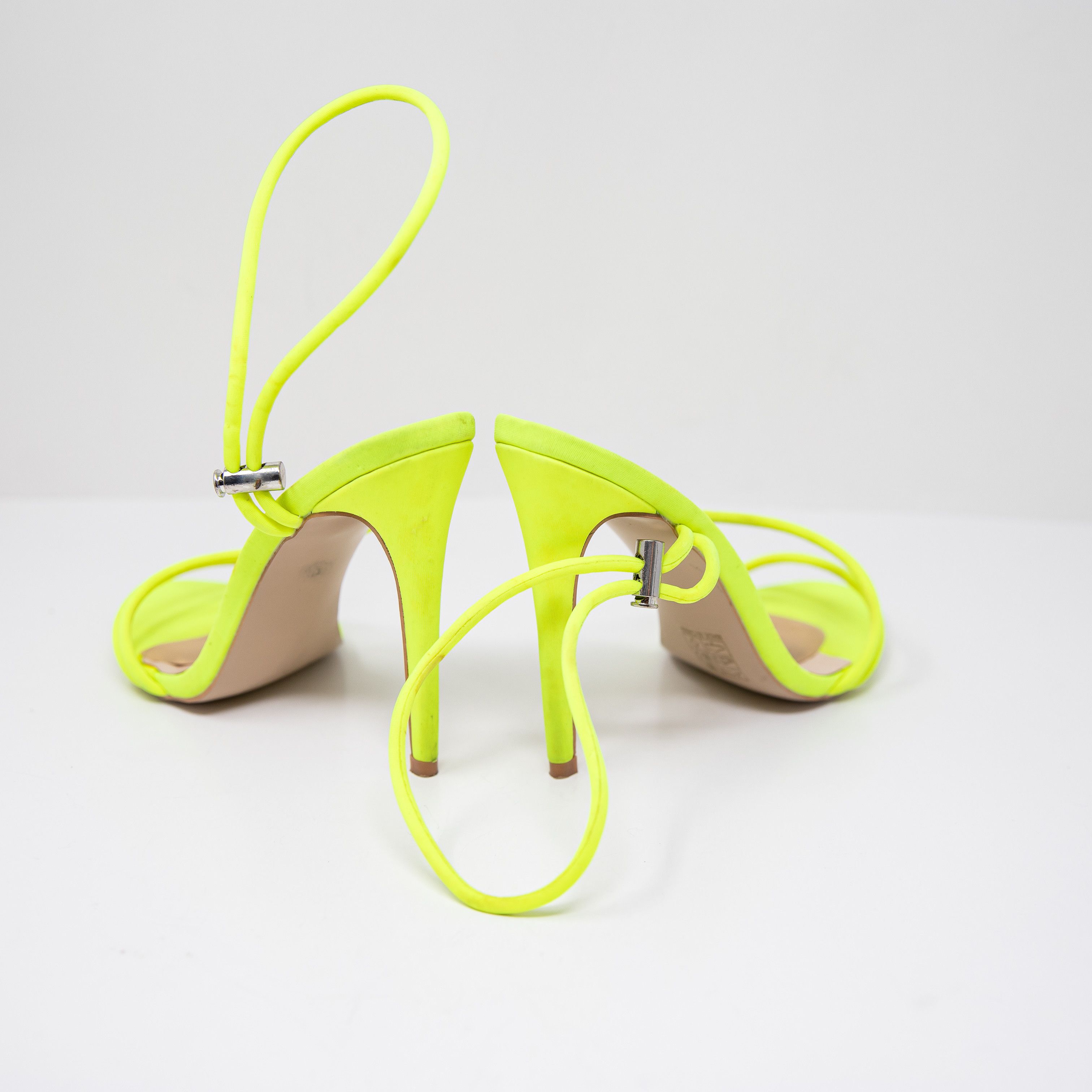 Other Simmi London Cassie Neon Yellow Neoprene Size US 6 / IT 36 - 3 Thumbnail