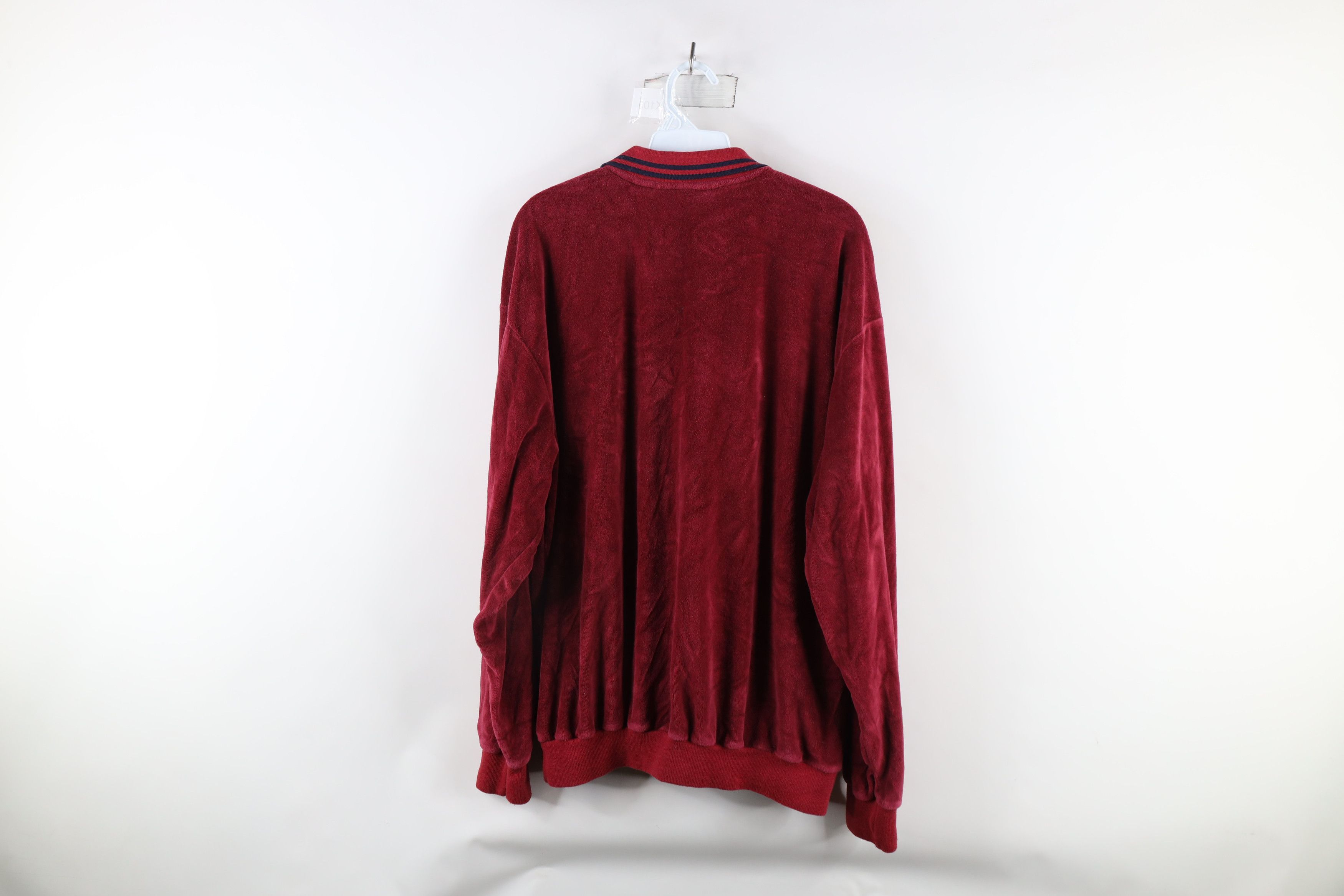 Vintage Vintage 90s Streetwear Collared Pullover Long Sleeve Polo Size US L / EU 52-54 / 3 - 6 Thumbnail