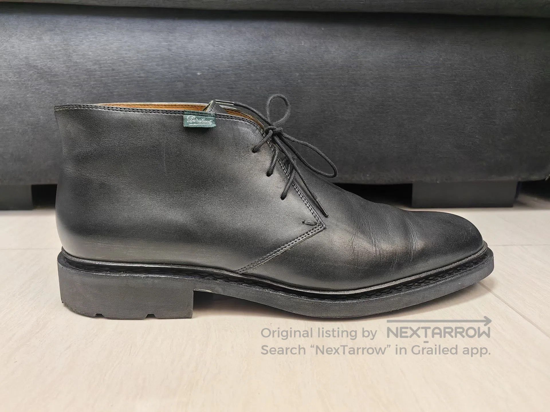 Paraboot Paraboot Lully Black Chukka Leather Boots. Size US 11 / EU 44 - 4 Thumbnail