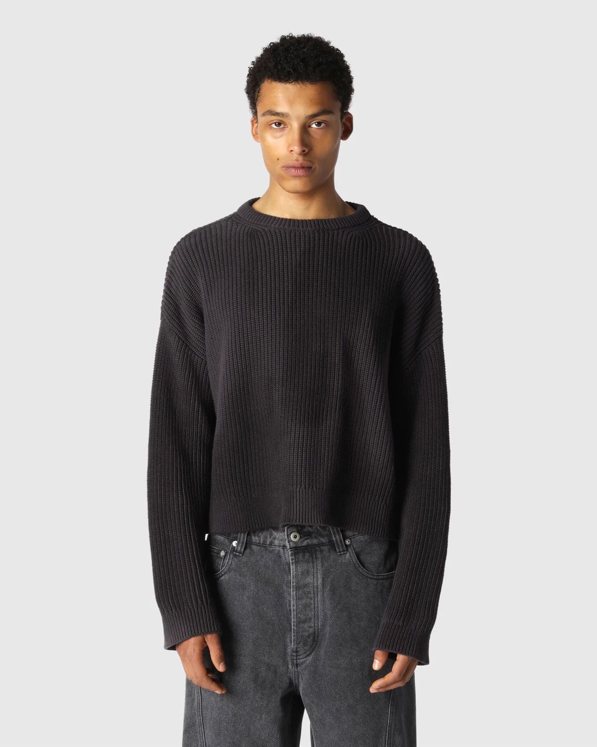 Lac Demure 'PEROZ' DYED SWEATER ONYX Size US M / EU 48-50 / 2 - 2 Thumbnail