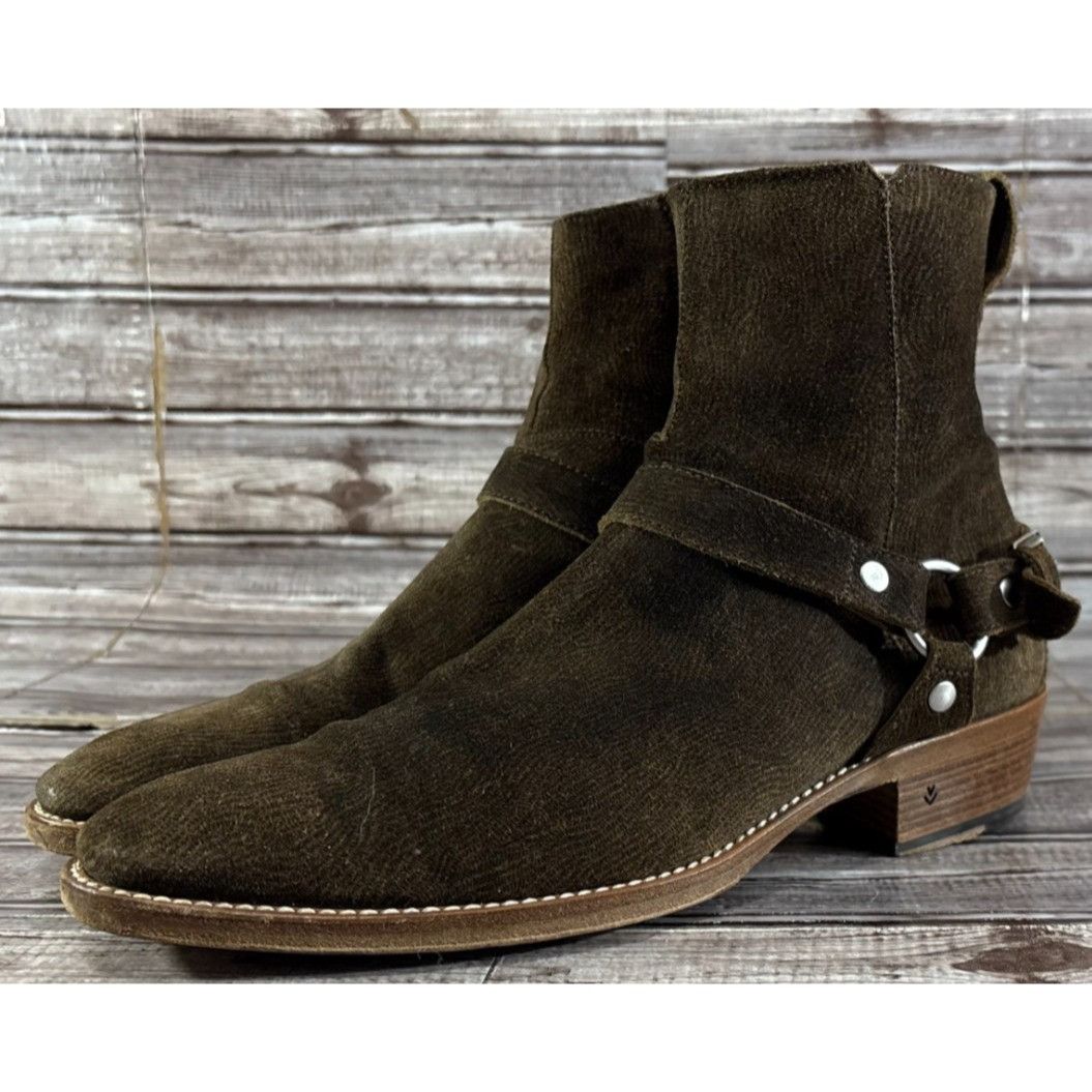 John Varvatos John Varvatos Ludlow Textured suede Harness Boots size 8.5 c Size US 8.5 / EU 41-42 - 1 Thumbnail