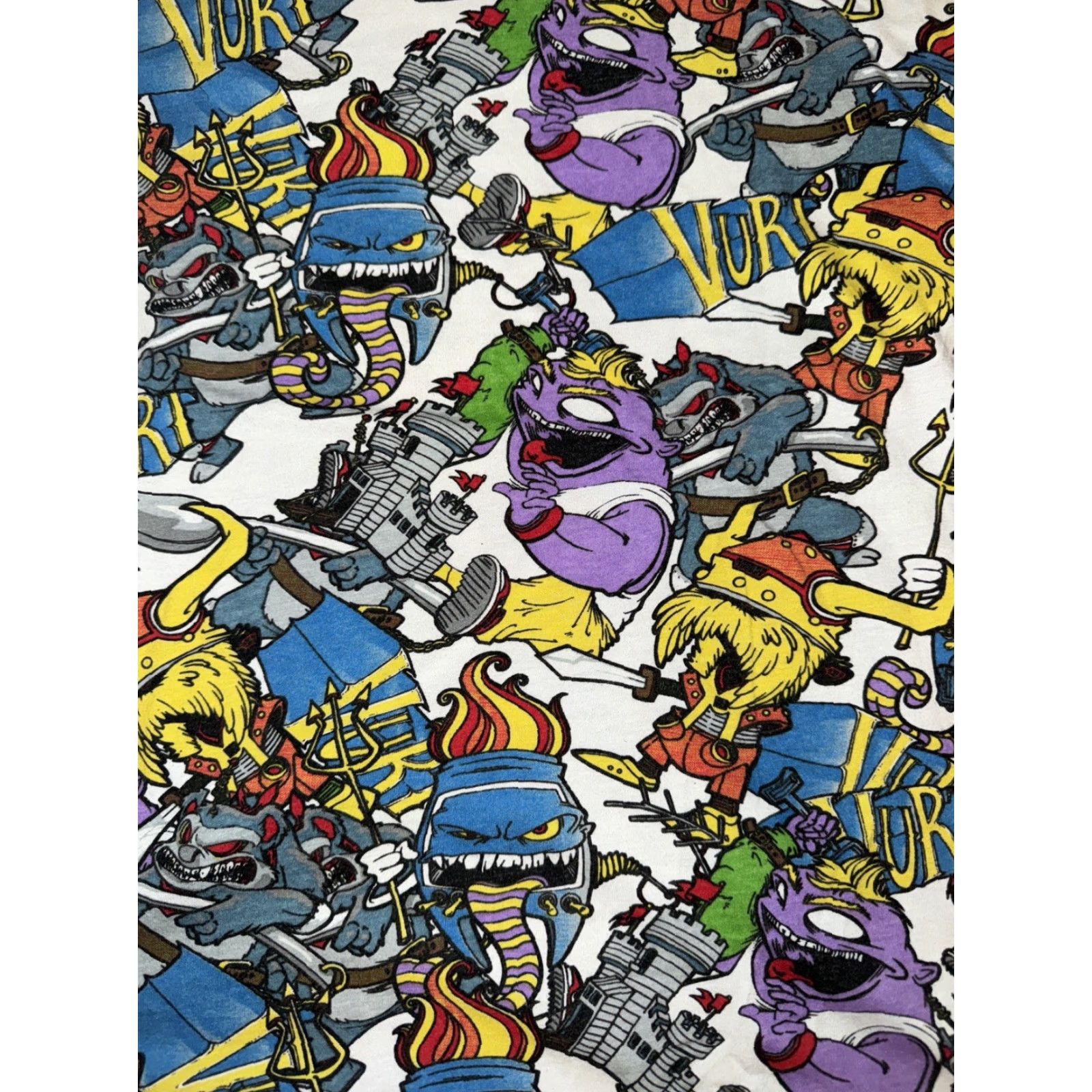 Gloverall Vurt Skateboarding All Over Print T-Shirt L Men Multicolor 21x25 Size US L / EU 52-54 / 3 - 2 Thumbnail