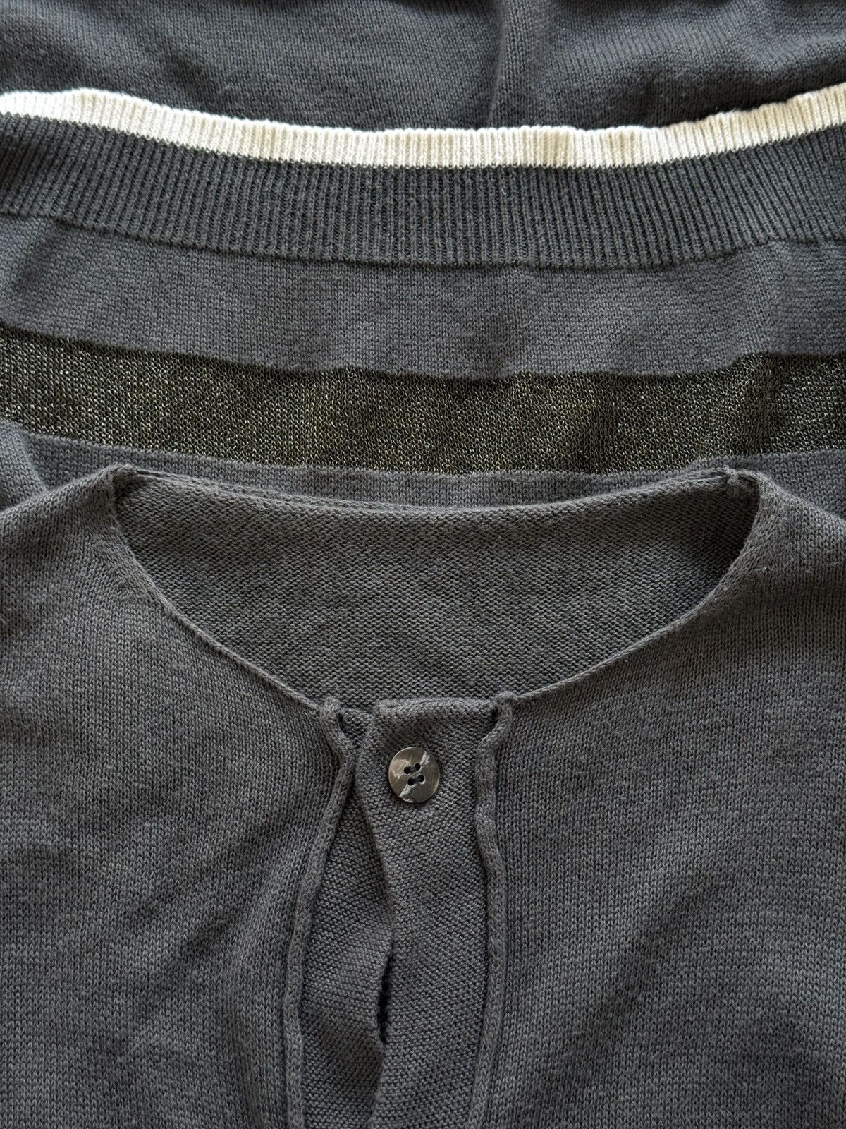 Yohji Yamamoto Y’S Yohji Yamamoto Two Layer Knit Sweater Size M / US 6-8 / IT 42-44 - 8 Thumbnail