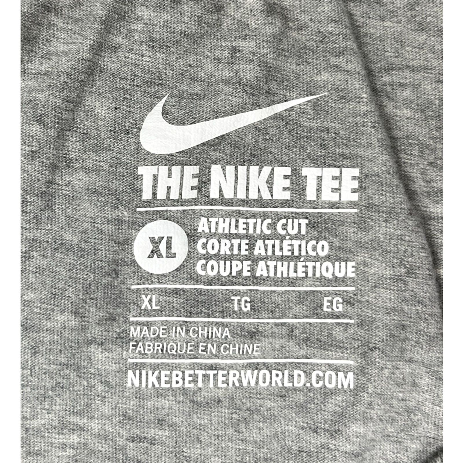 Nike Nike T-Shirt Men Athletic The Nike Tee Super Bowl 50 xl Gray Football Sports Mens Shirt Urban(Note: this seems odd) Size US XL / EU 56 / 4 - 6 Thumbnail