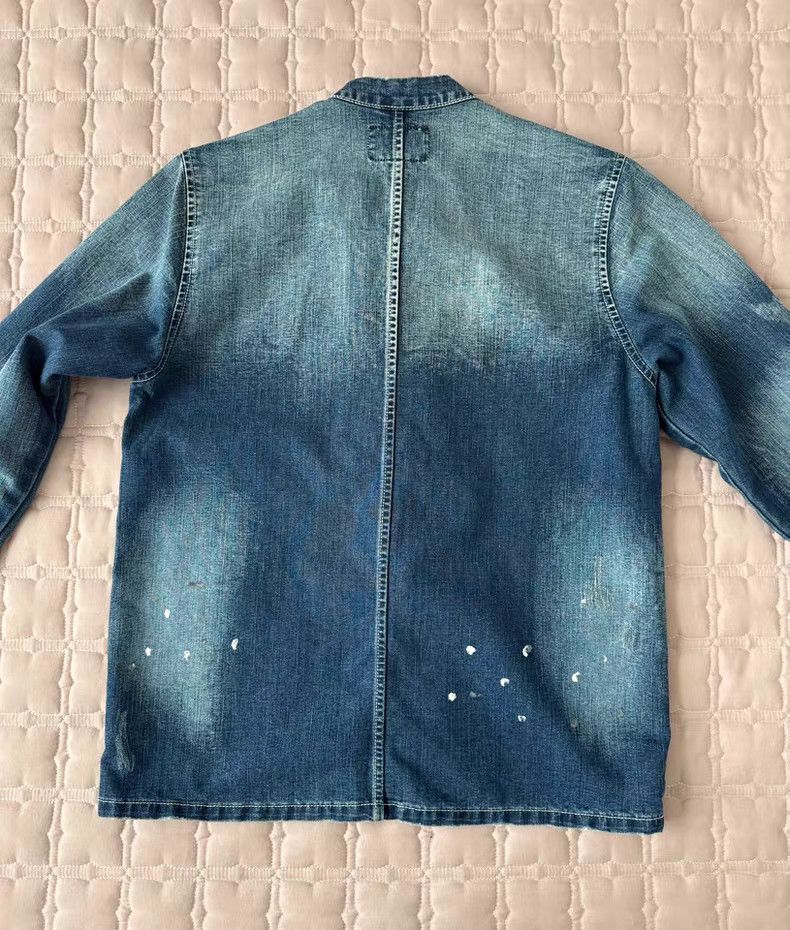 Neighborhood NEIGHBORHOOD Splatter Ink Denim Jacket Size US S / EU 44-46 / 1 - 6 Thumbnail