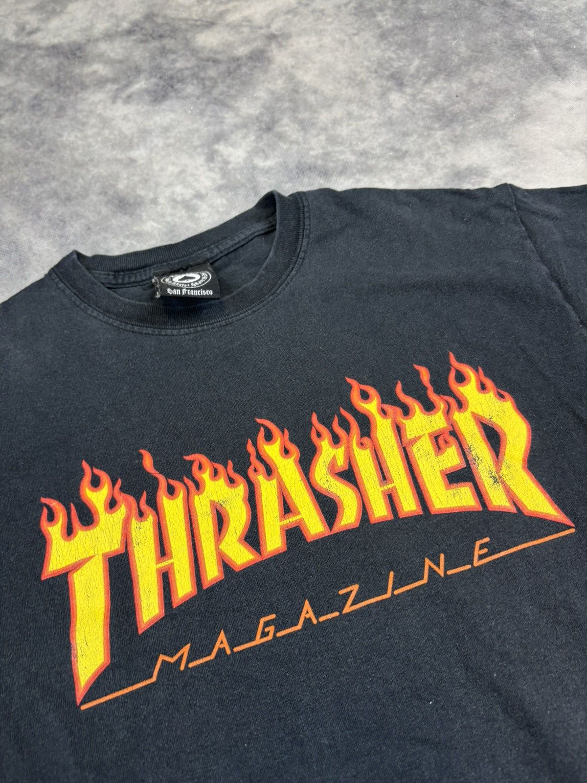 Other Trasher Vintage t shirt y2k flame graphic skateboard sk8 Size US M / EU 48-50 / 2 - 2 Thumbnail