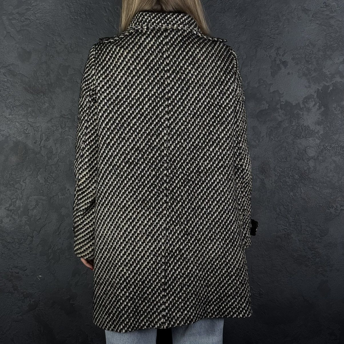Burberry Prorsum Burberry Prorsum Women’s Wool Coat Houndstooth Size M / US 6-8 / IT 42-44 - 3 Thumbnail