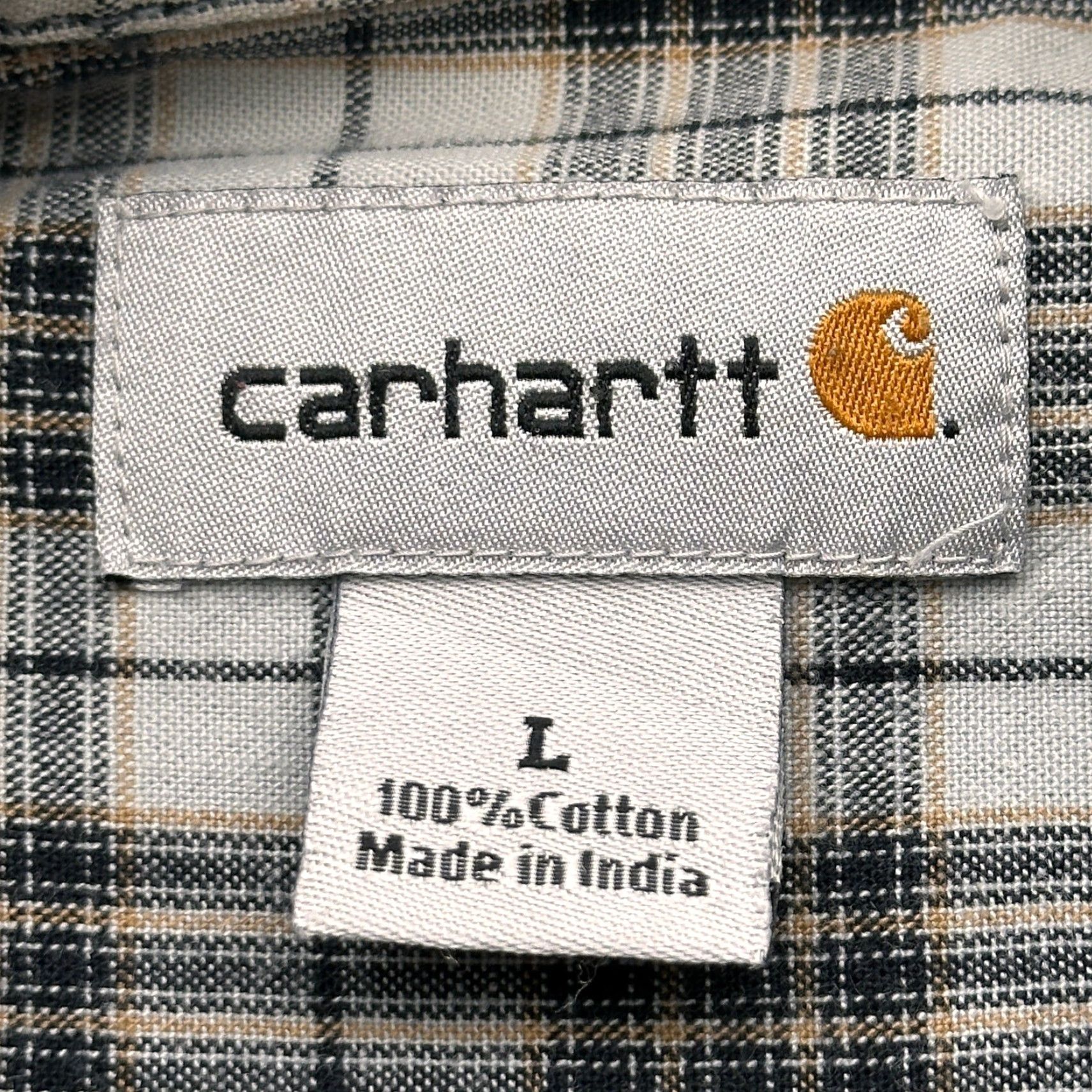 Carhartt Carhartt Plaid Button-Up Shirt Mens L Long Sleeve Green Pockets Shirt Size US L / EU 52-54 / 3 - 2 Thumbnail
