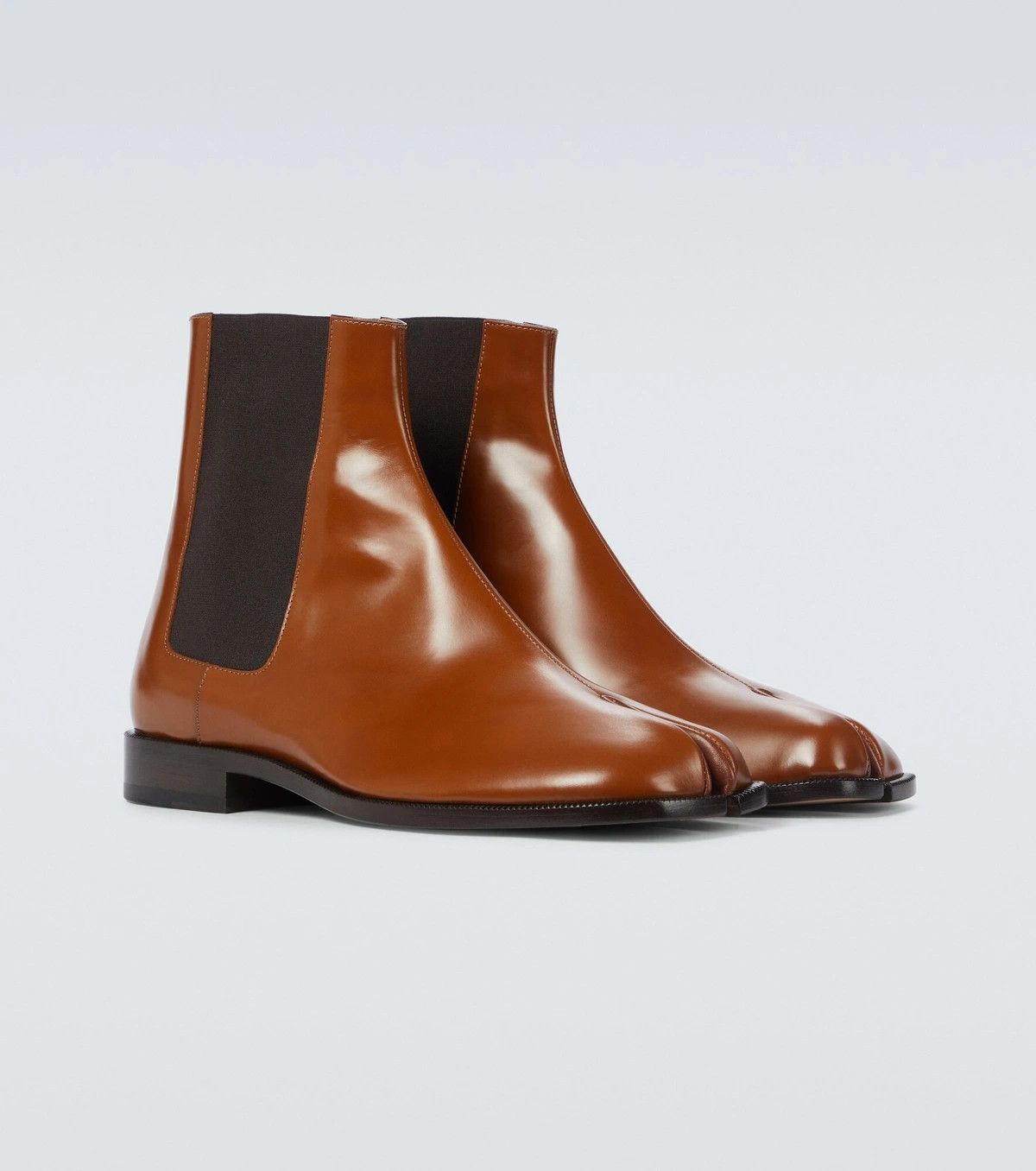 Maison Margiela o1w1db11225 Tabi Chelsea Boots in Brown Size US 9 / EU 42 - 5 Thumbnail