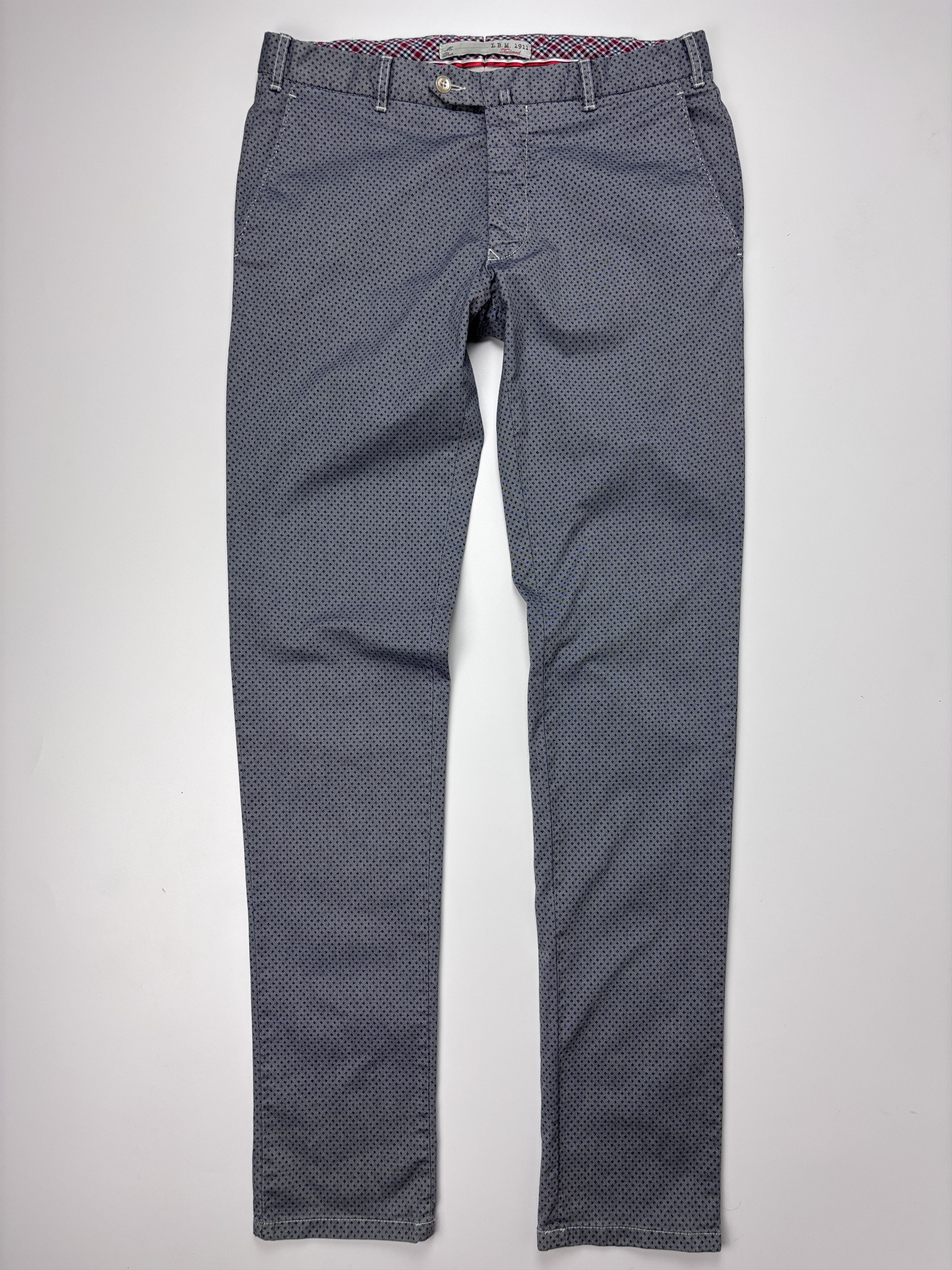 L.B.M. 1911 LBM 1911 Trousers Tailored Fit Chino Cotton/Elastane 48R Size US 32 / EU 48 - 1 Thumbnail