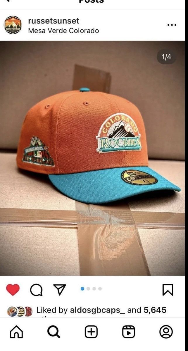 New Era Myfitteds Colorado Rockies 1998 ASG “Mesa Verde National par Size ONE SIZE - 6 Thumbnail