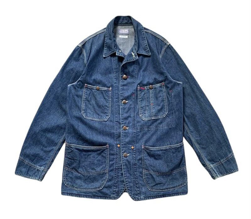 Blue Blue Japan Blue Blue Arigato HR Market Chore Jacket Made in Japan Size US M / EU 48-50 / 2 - 1 Thumbnail