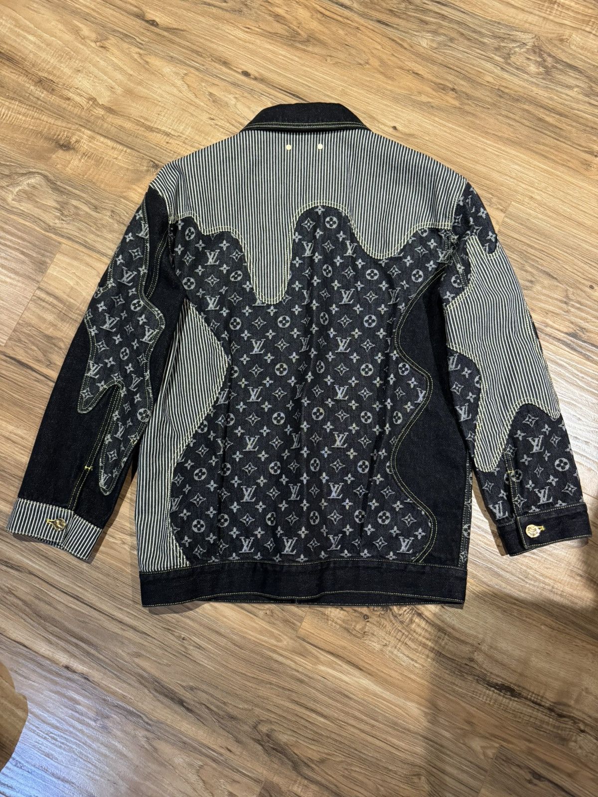 Louis Vuitton Louis Vuitton x Nigo Monogram Denim Jacket Size US S / EU 44-46 / 1 - 7 Thumbnail