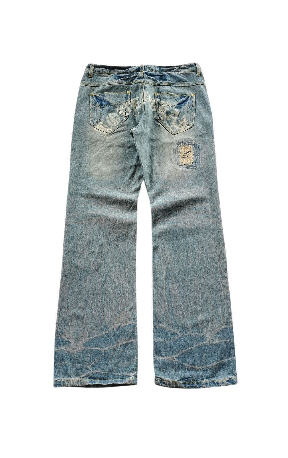 Vintage Body Glove Distressed Bootcut,Flared Jeans