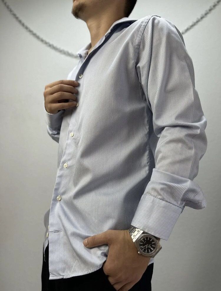 Designer × Eton Luxury Shirt Eton Vintage OldMoney Archival Clothes Watanabe Size US M / EU 48-50 / 2 - 3 Thumbnail