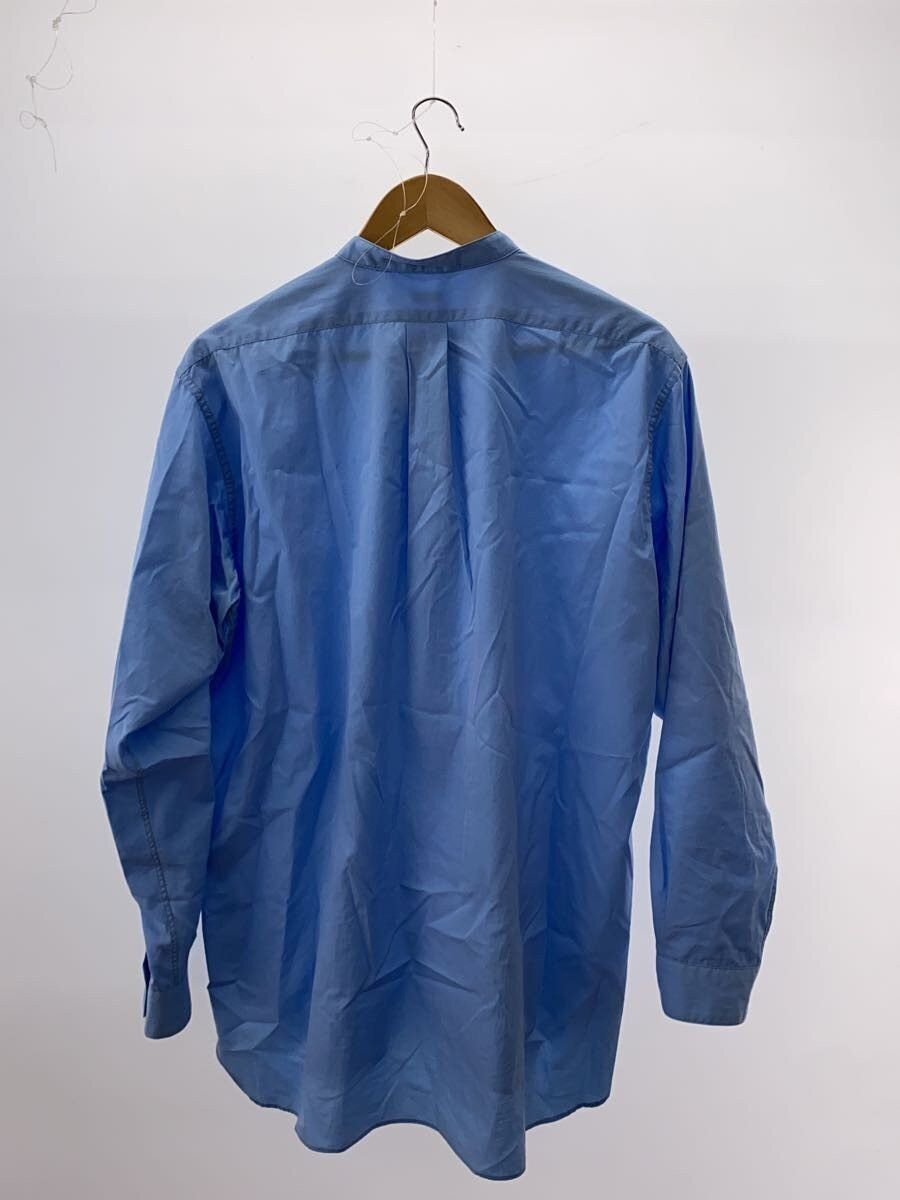 A.PRESSE Blue Cotton Long-sleeved Shirt Size US M / EU 48-50 / 2 - 2 Thumbnail