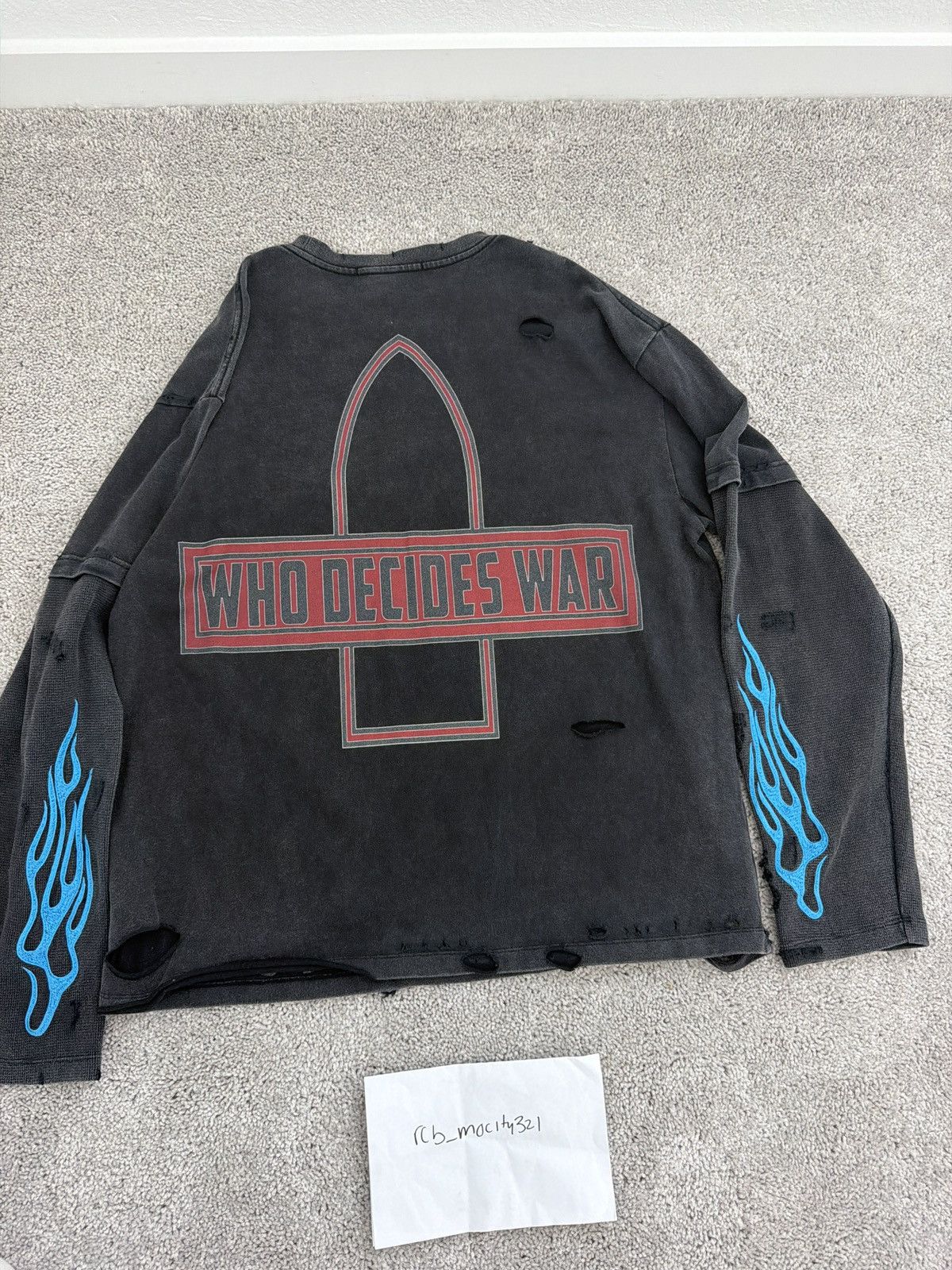 Who Decides War Who decides war long sleeve Size US XXL / EU 58 / 5 - 3 Thumbnail
