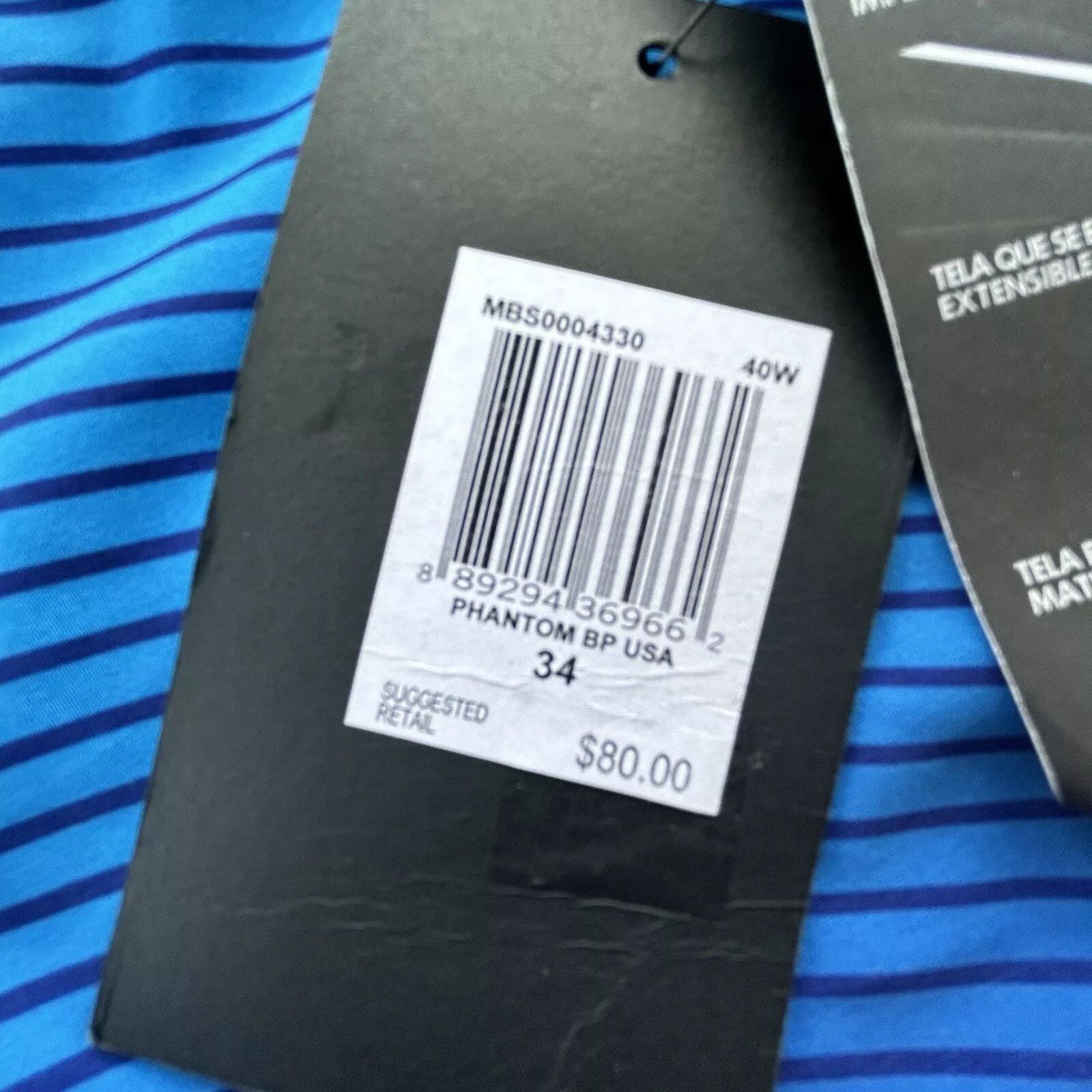 Hurley Hurley Phantom Block Party Team USA Blue Stretch Size US 34 / EU 50 - 6 Thumbnail