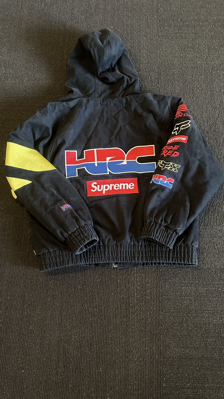 Fox Racing × Honda × Supreme Supreme Honda Fox racing Puffy zipup jacket Size US M / EU 48-50 / 2 - 8 Thumbnail