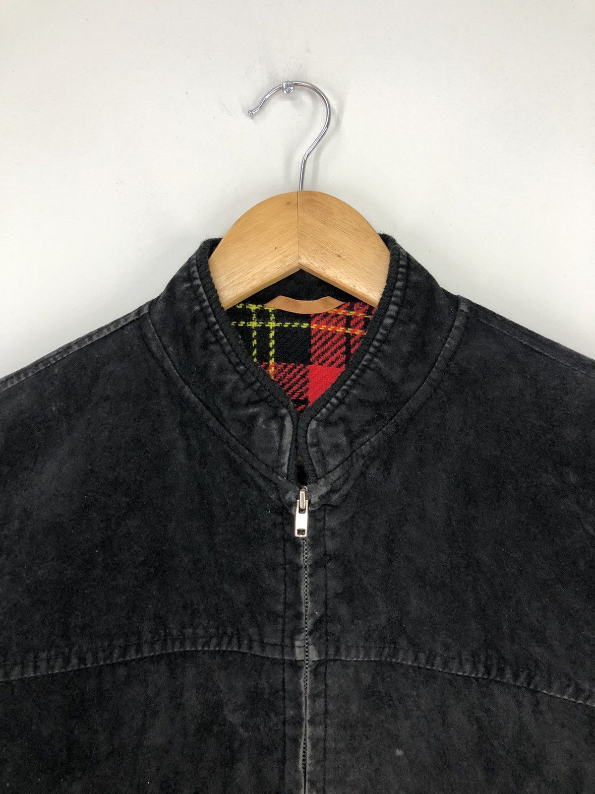 Vintage Vintage Velvet Black Bomber Jacket Size US L / EU 52-54 / 3 - 6 Thumbnail