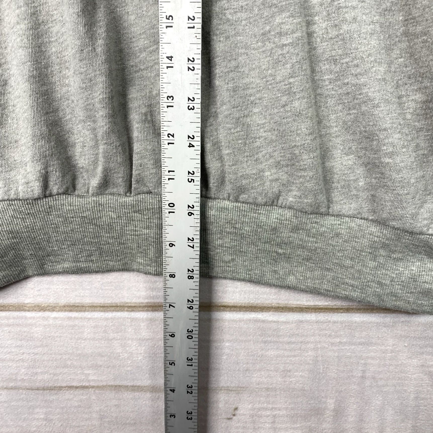 Vintage POL Hoodie Womens L Gray Embroidered Sleeves Pockets Crew Neck Knit Pullover Bohemian Cowboy All Seasons Hooded Sweatshirt Size L / US 10 / IT 46 - 4 Thumbnail