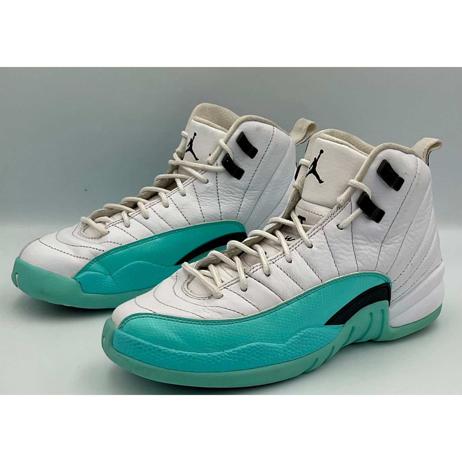 Nike AIR JORDAN 12 RETRO LIGHT AQUA TEAL Sz 6.5 510815-100 Size US 6.5 / EU 39-40 - 2 Thumbnail