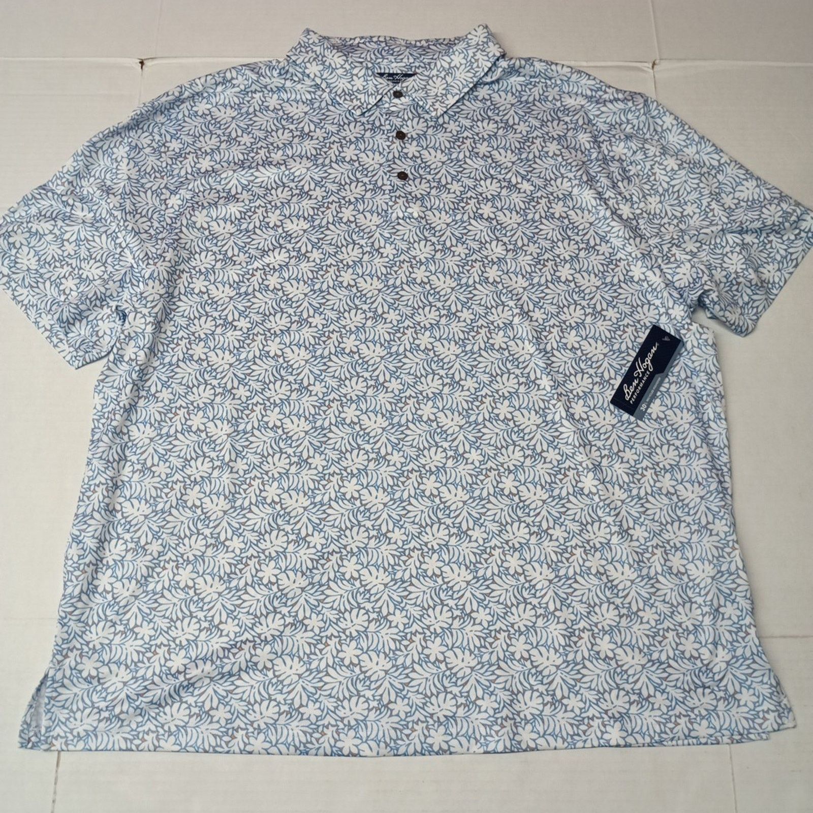 Other Ben Hogan Polo Shirt Men's Size 2XL (50/52) Floral Stretch Size US XXL / EU 58 / 5 - 1 Thumbnail