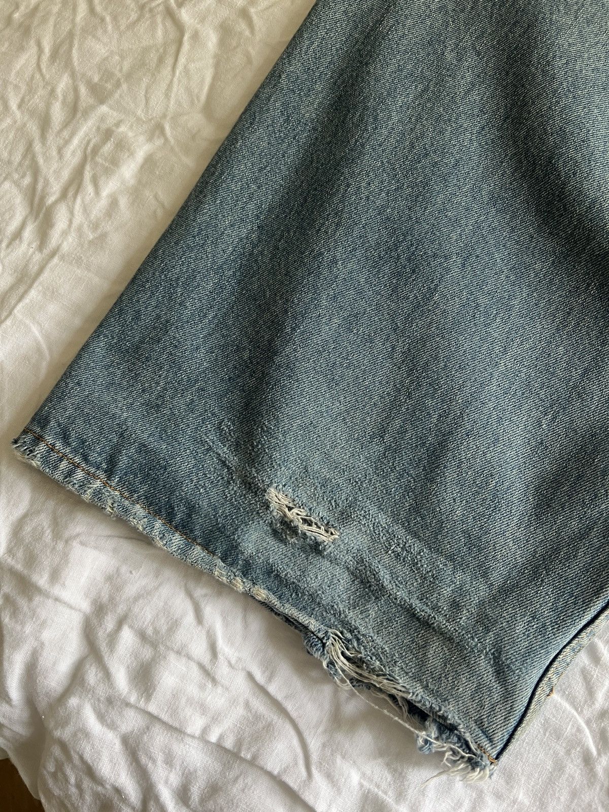 Balenciaga Balenciaga Baggy Jeans Washed Blue Color XS Size US 30 / EU 46 - 10 Thumbnail
